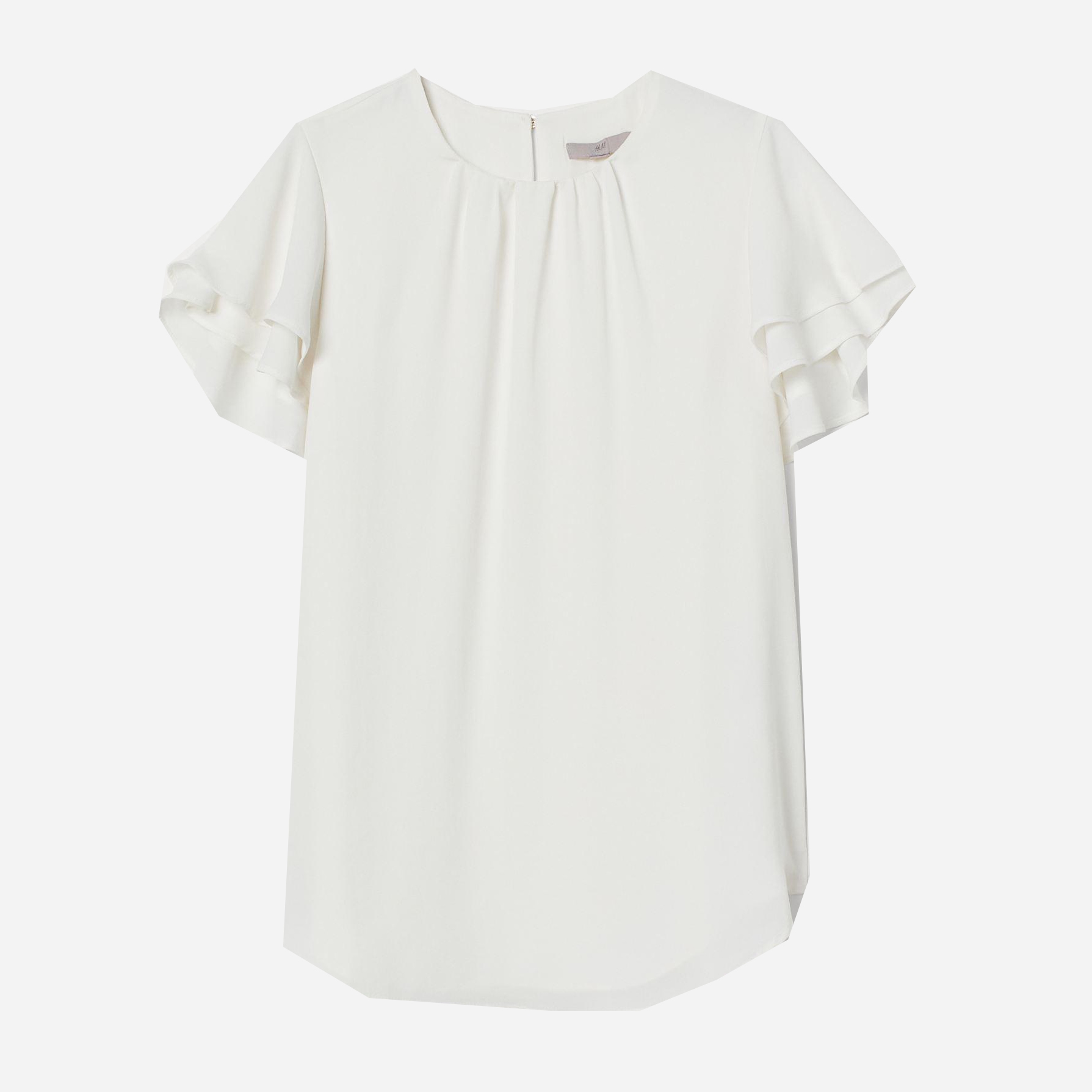 

Блузка H&M 8557371-ABAK 32 Молочная