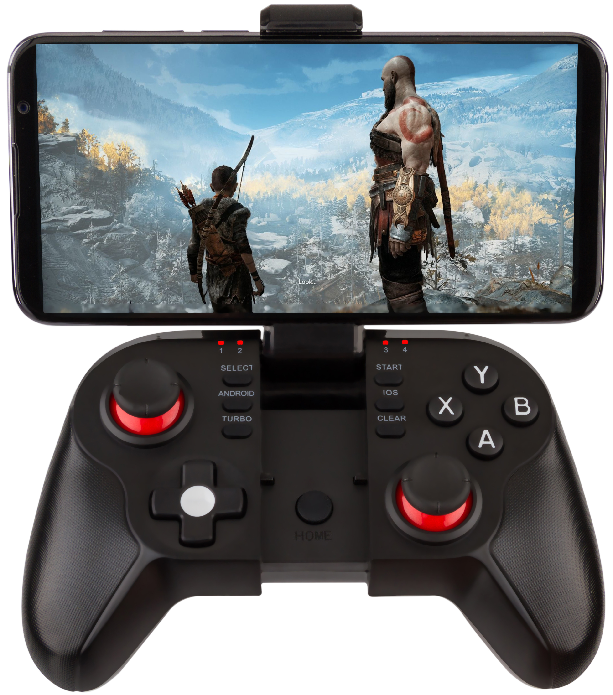 

Беспроводной геймпад GamePro Bluetooth Android/iOS Black (MG680)