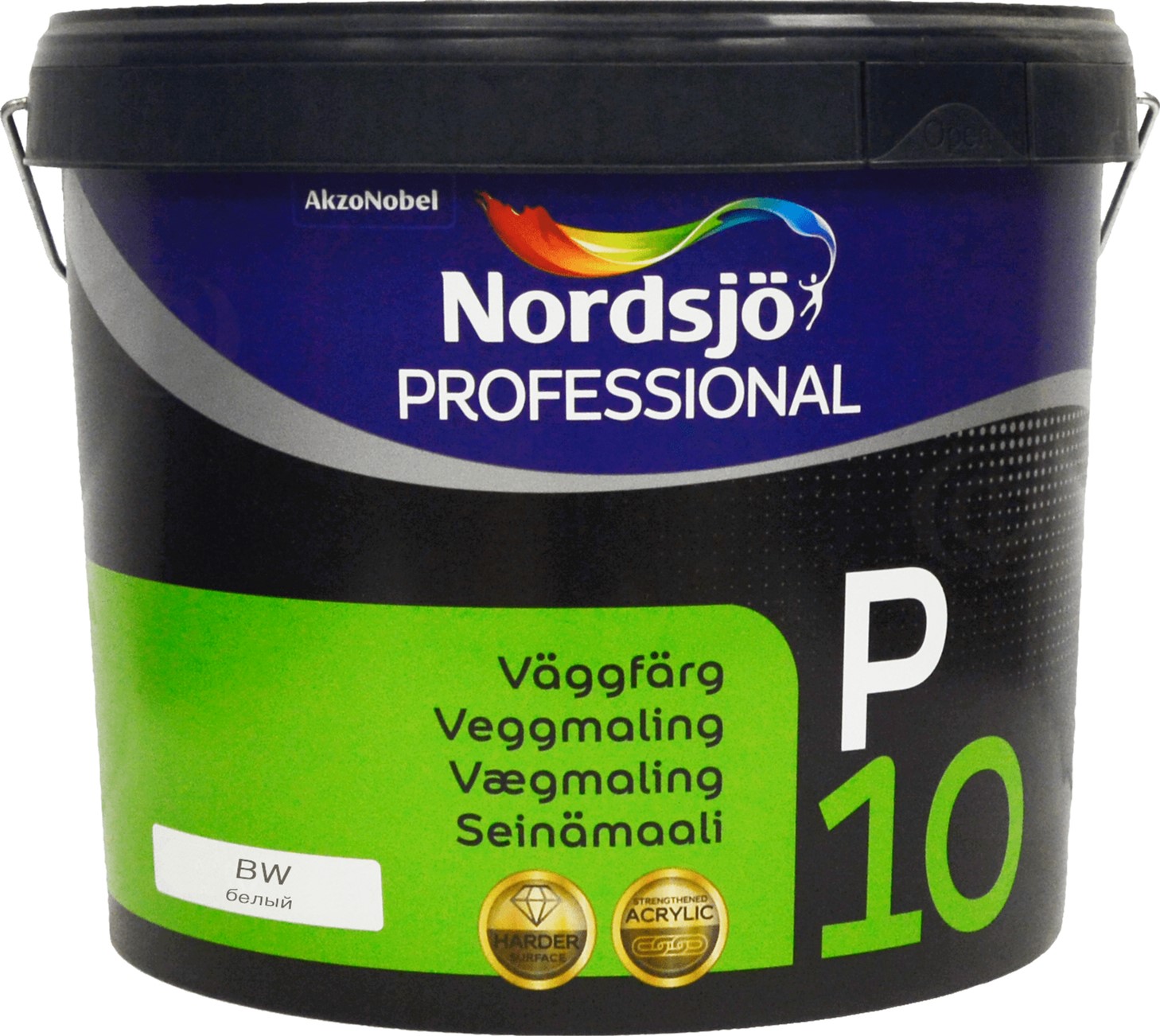 

Краска Sadolin Professional P10 - полуматовая акриловая краска для стен и потолка, белая, BW, 10 л (5209094)