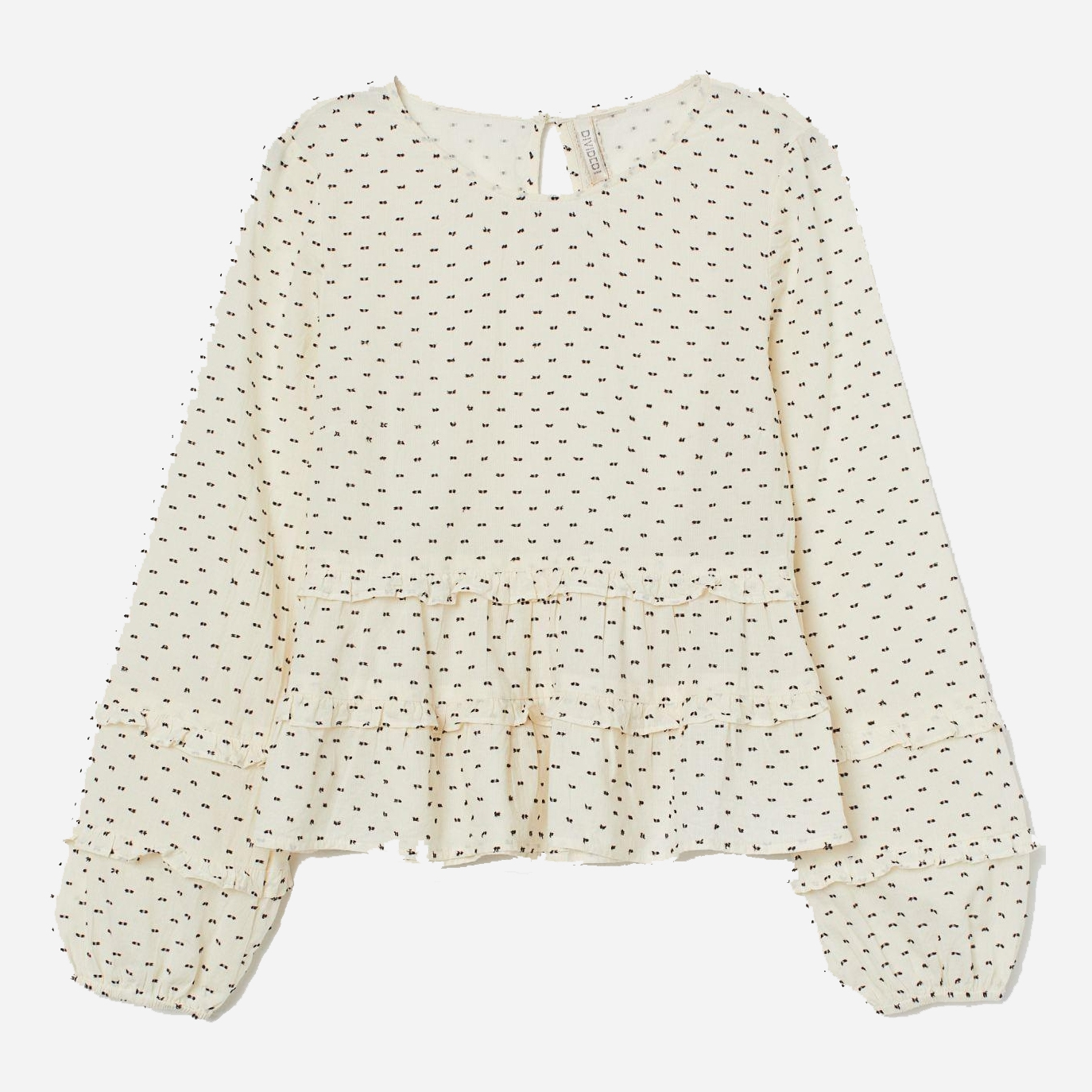

Блузка H&M 8470731-ACKW 36 Молочная