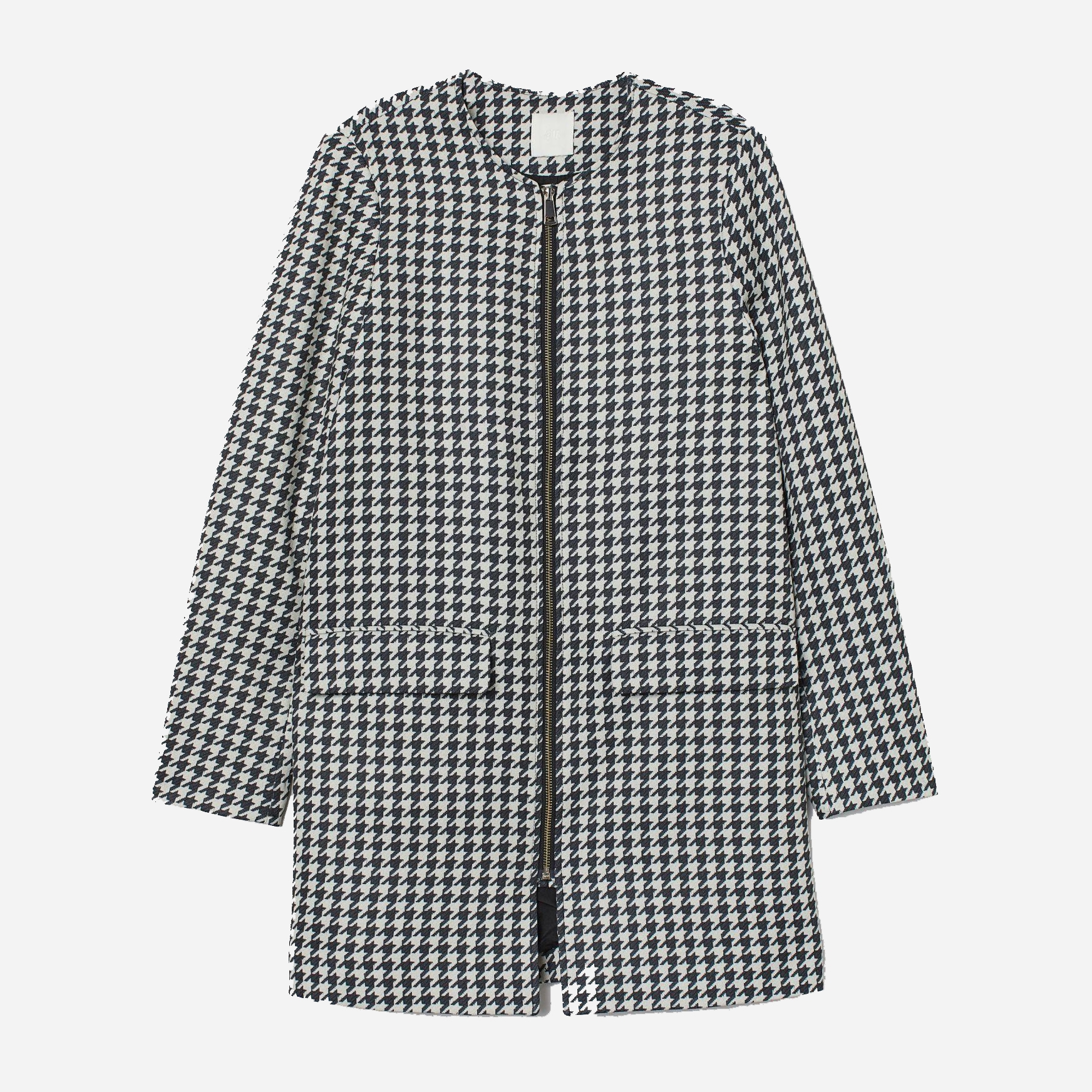 

Пальто H&M 7815911-ACHS 34 Белое с черным