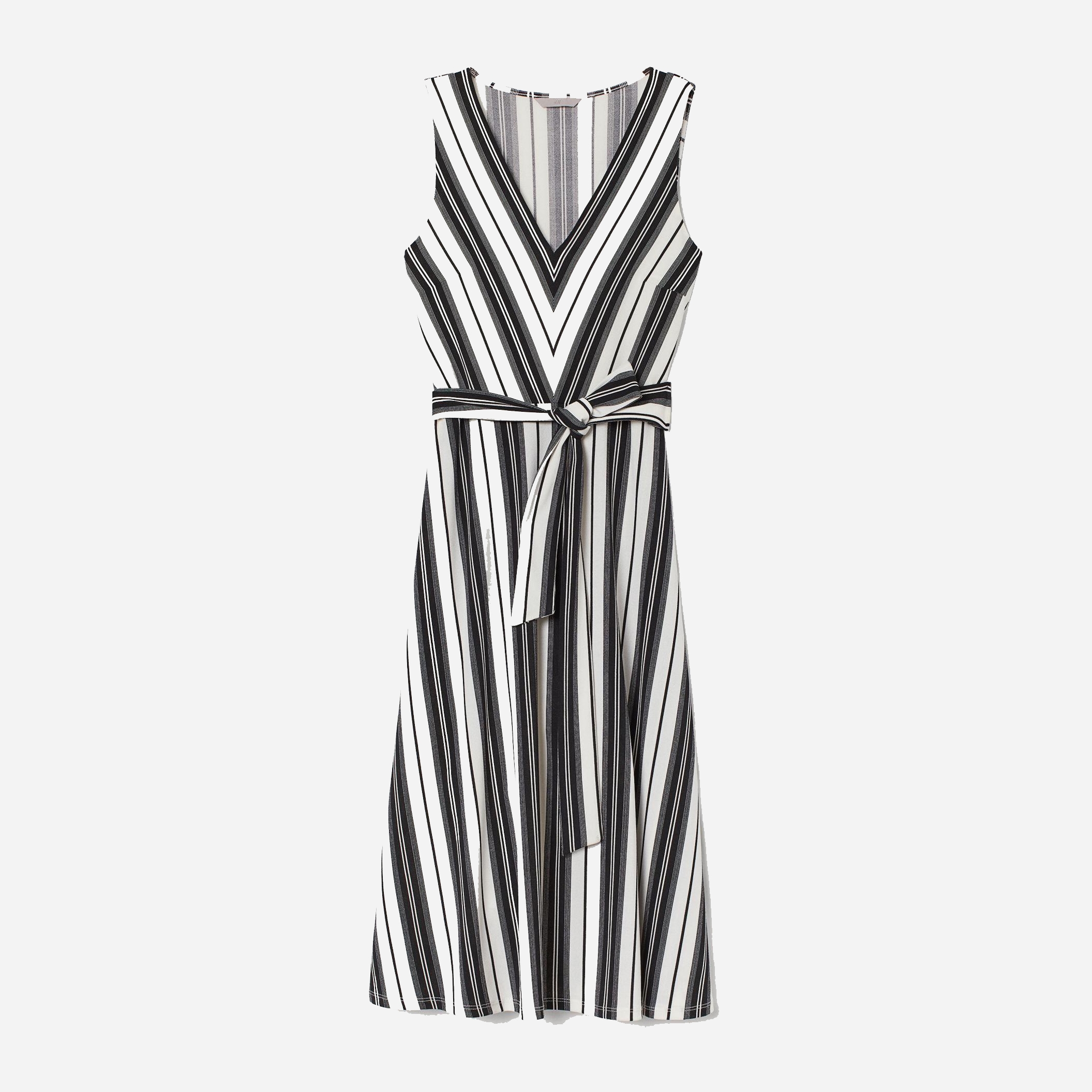

Платье H&M 7785340-ACSP M Белое с черным