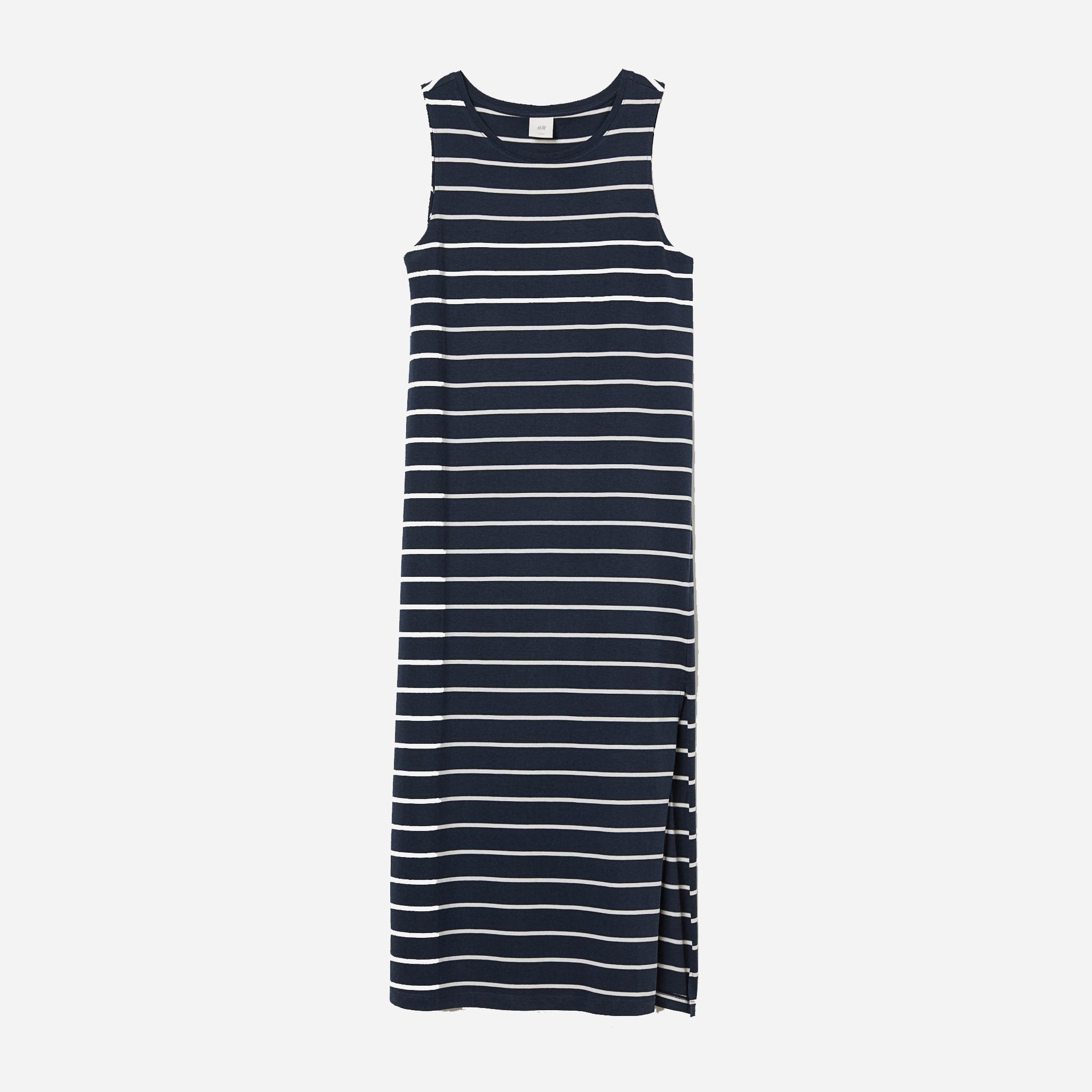 

Платье H&M 7677999-ACSK M Темно-синее с белым