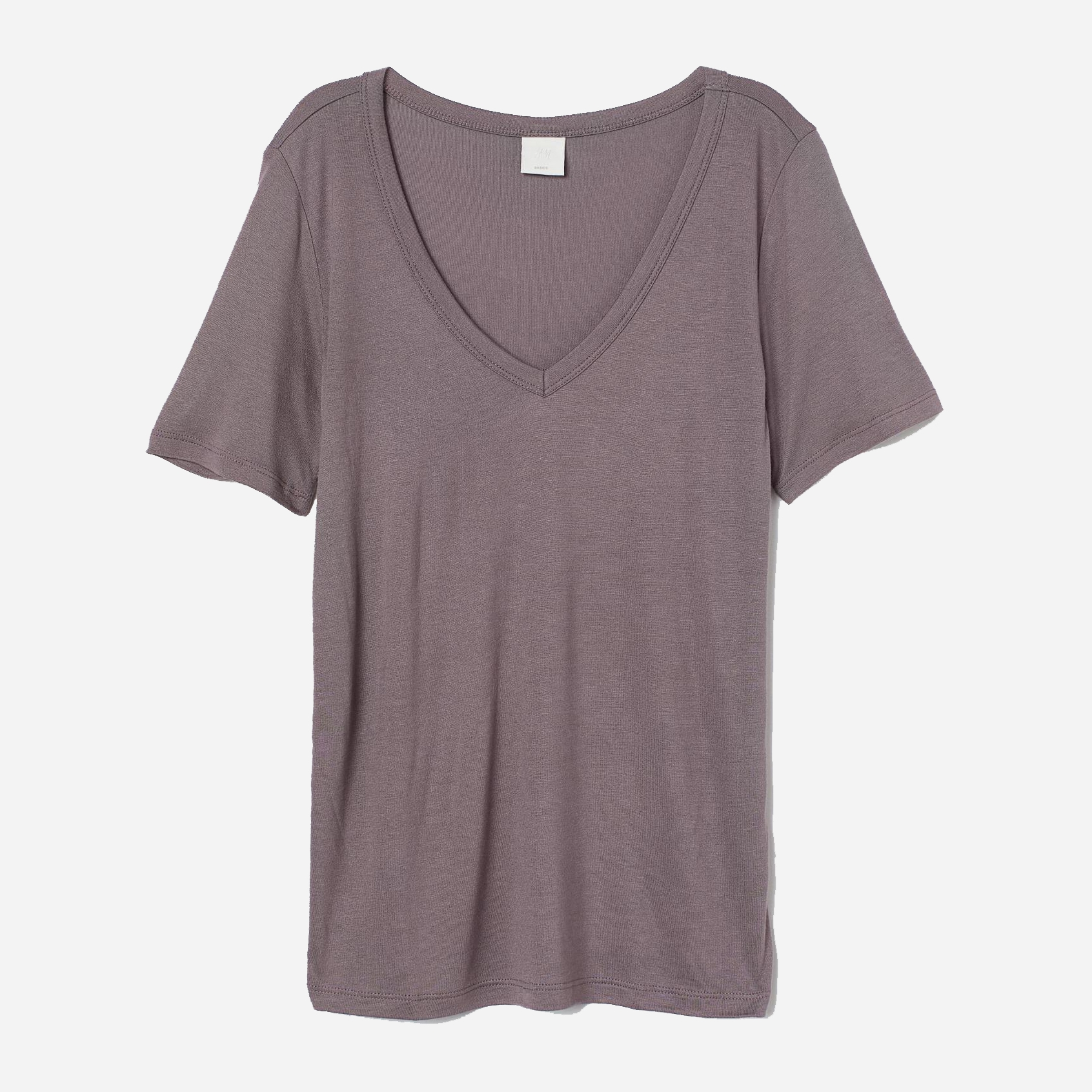 

Футболка H&M 7670321-ACXX M Темно-фиолетовая