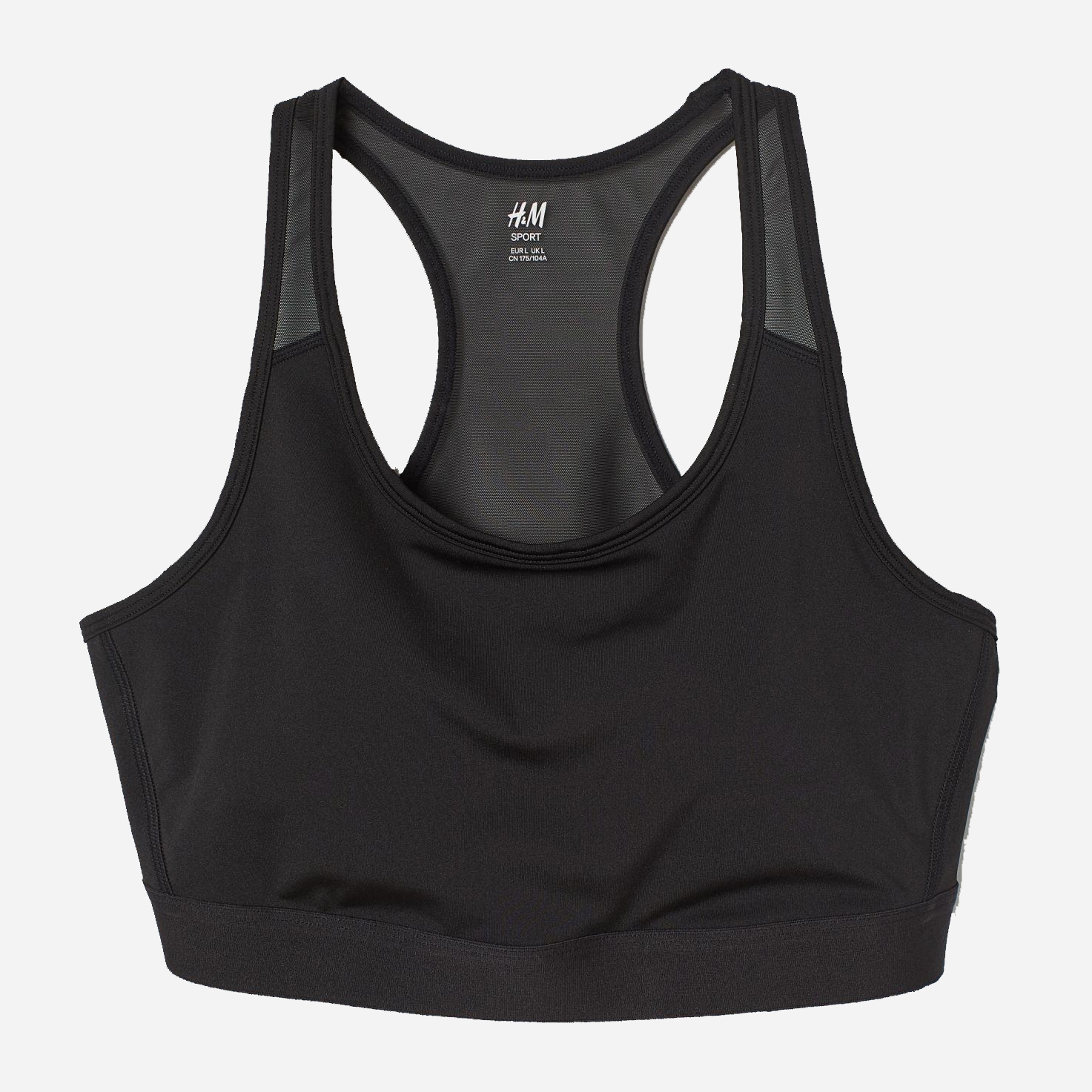 

Спортивный топ H&M 7651750-AAAD L Черный