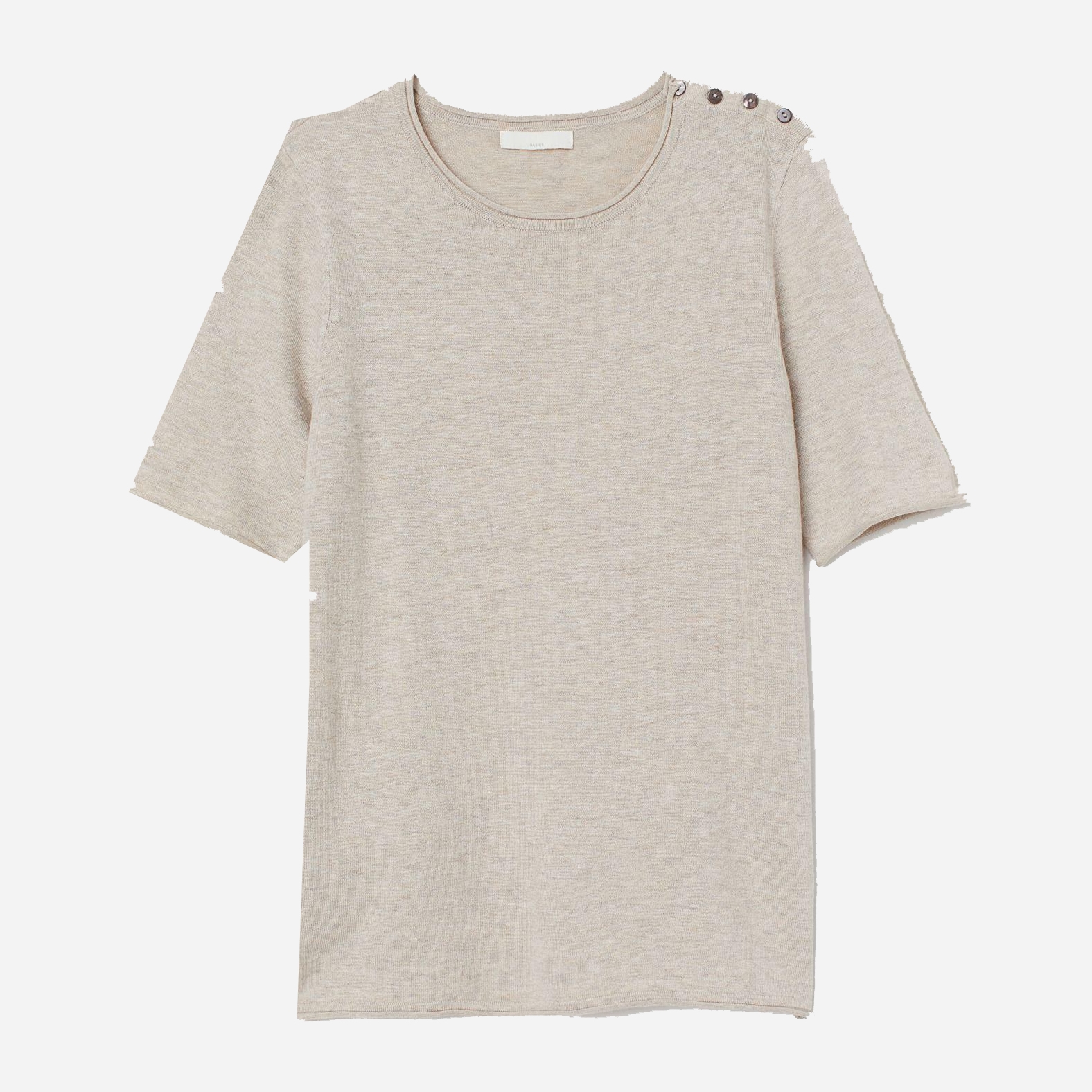 

Футболка H&M 7640850-ACWJ XS Светло-бежевая