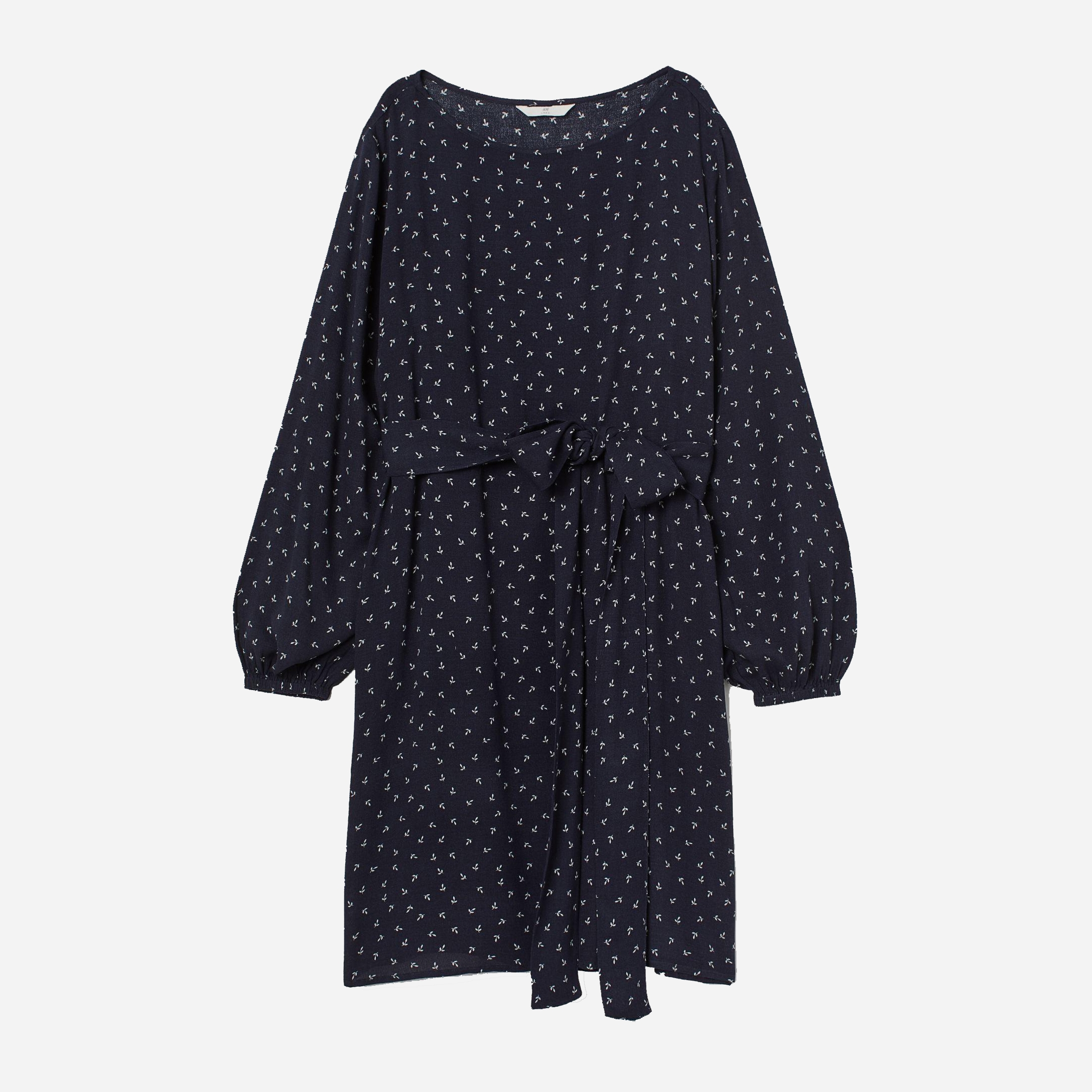 

Платье H&M 7602140-AARR 38 Темно-синее