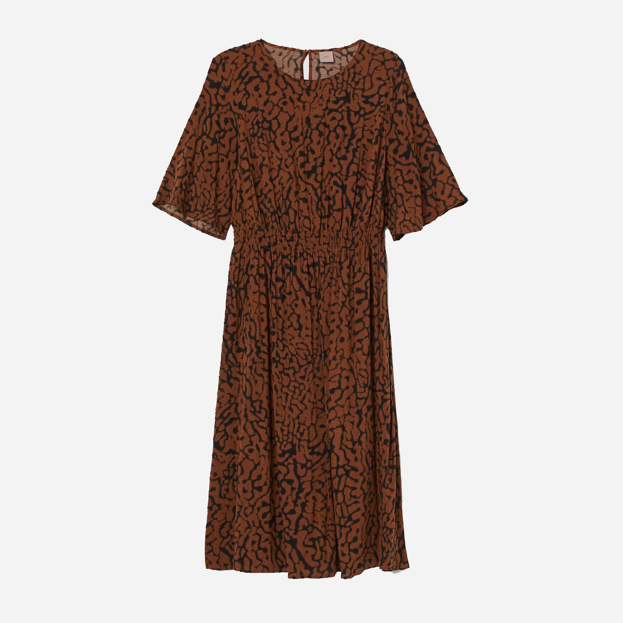 

Платье H&M 8097981-AAOP 2XL Коричневое с черным