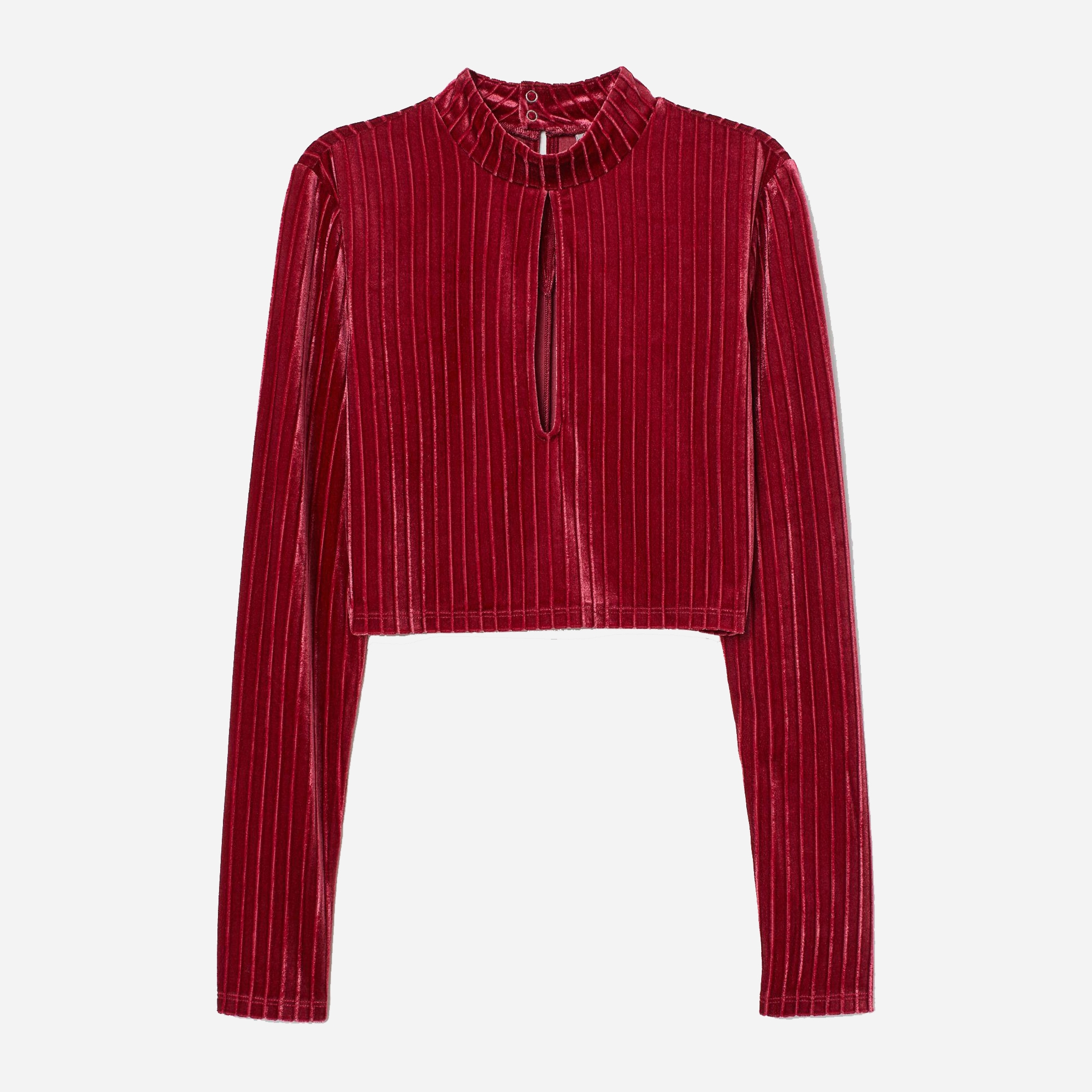 

Топ H&M 7988270-ACWK M Светло-бордовый