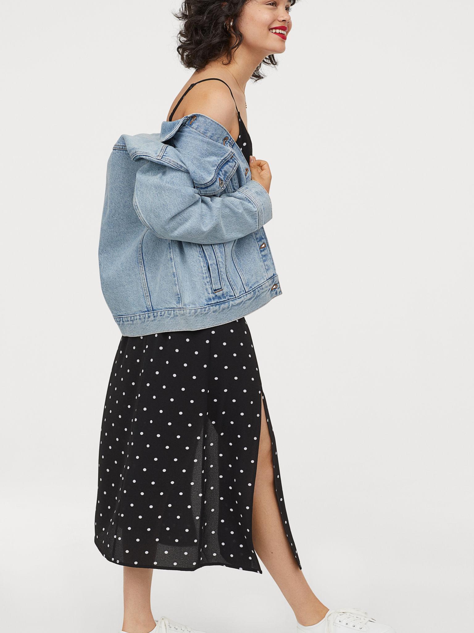 

Сарафан H&M 7538020-AANX 44 Черный с белым