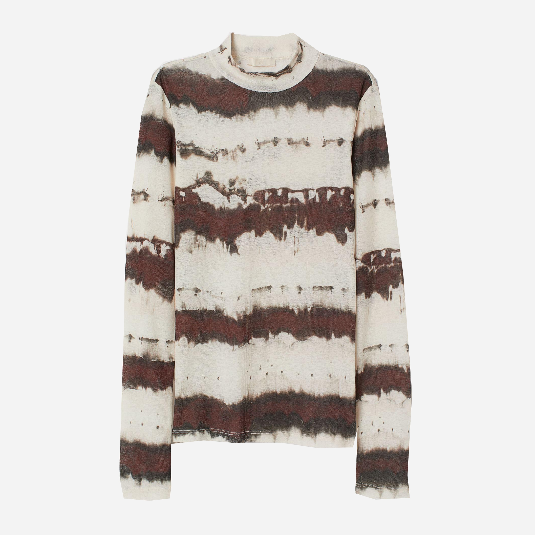 

Лонгслив H&M 7938480-ACSH S Бежевый