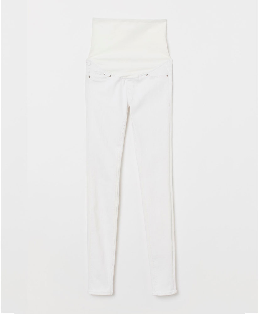 

Джинси для вагітних H&M 33158  Білий, Джинси для вагітних H&M 33158 40 Білий