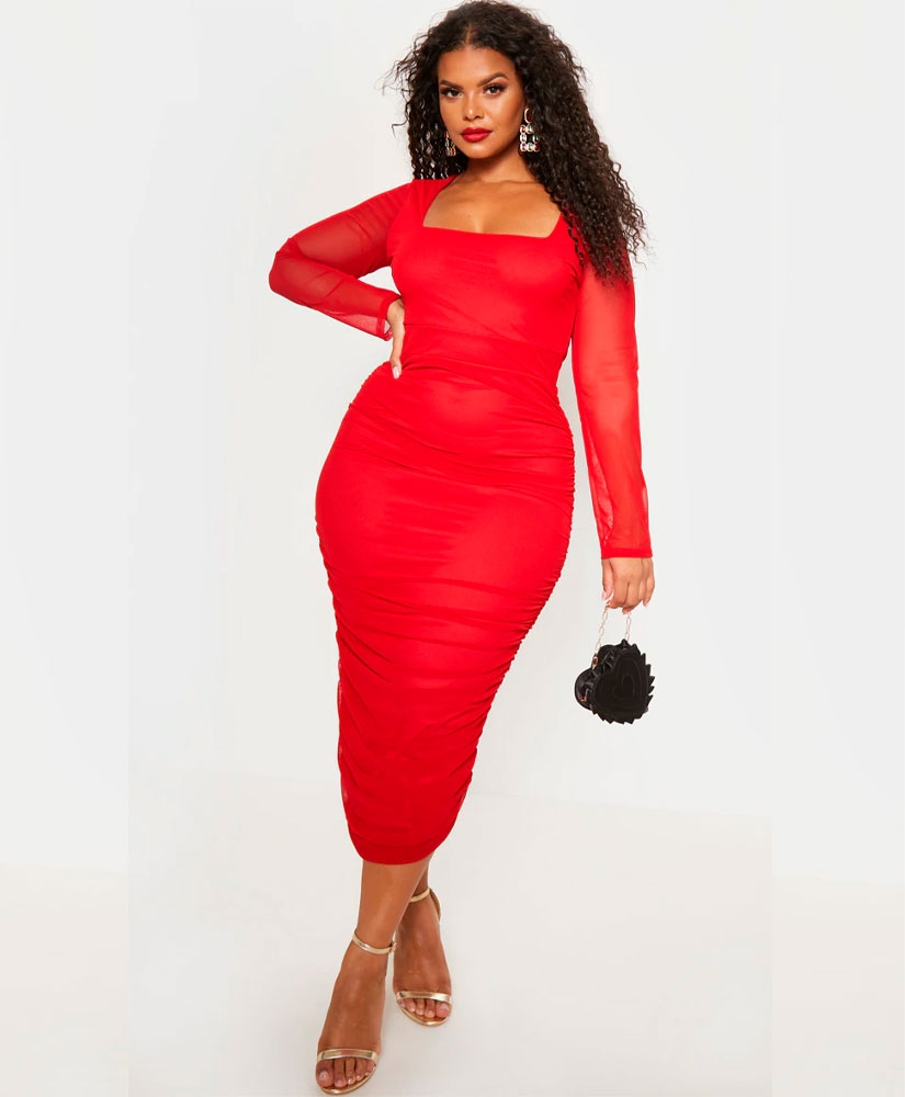 

Плаття PrettyLittleThing 30451 46 Червоний