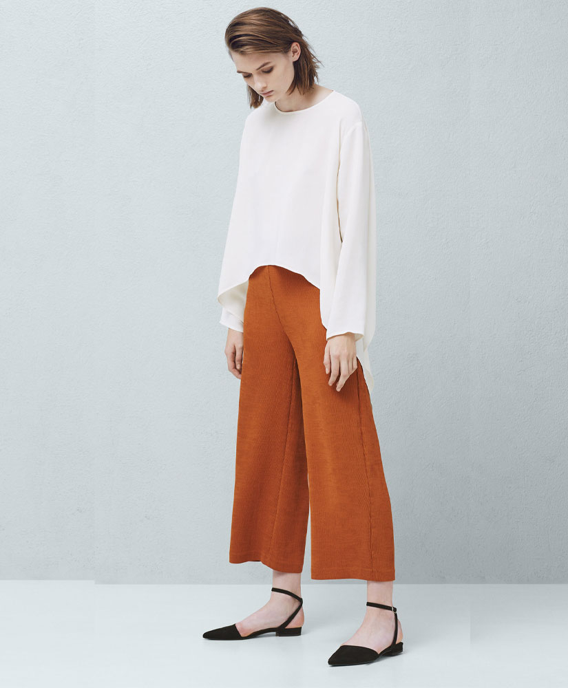 

Штани MANGO MNG63020350 36 Теракотовий