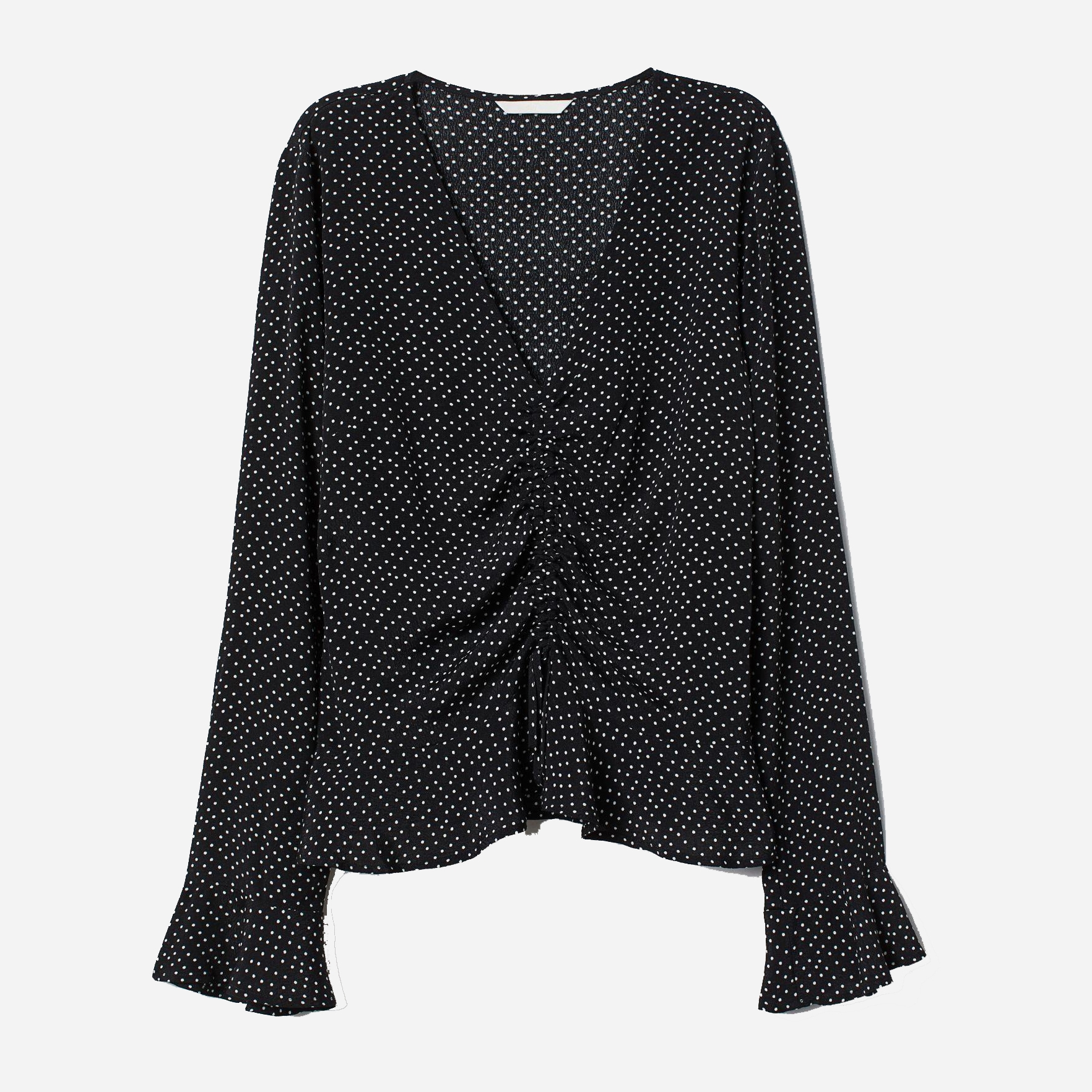 

Блузка H&M 7311218-AANX 44 Черная с белым