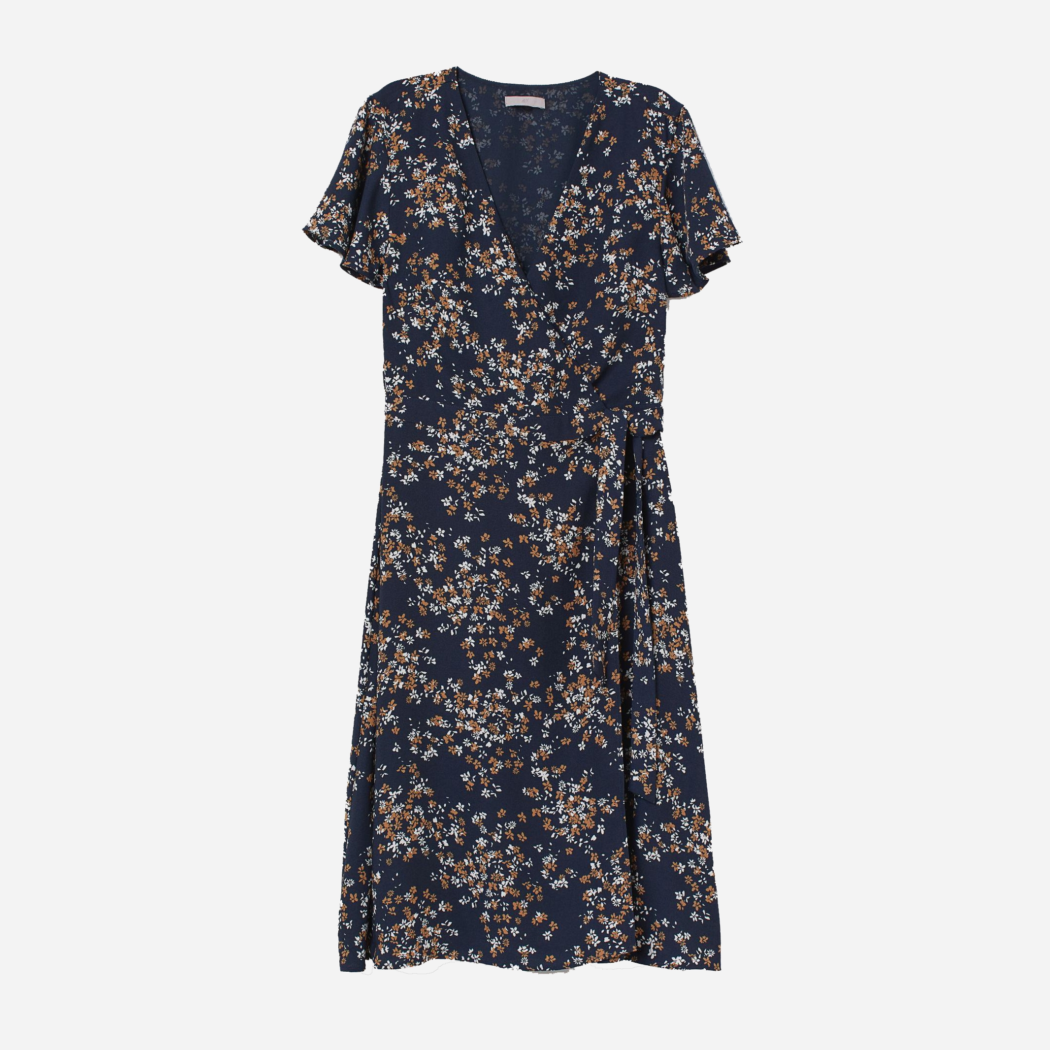 

Платье H&M 7260039-ABCP 34 Темно-синее