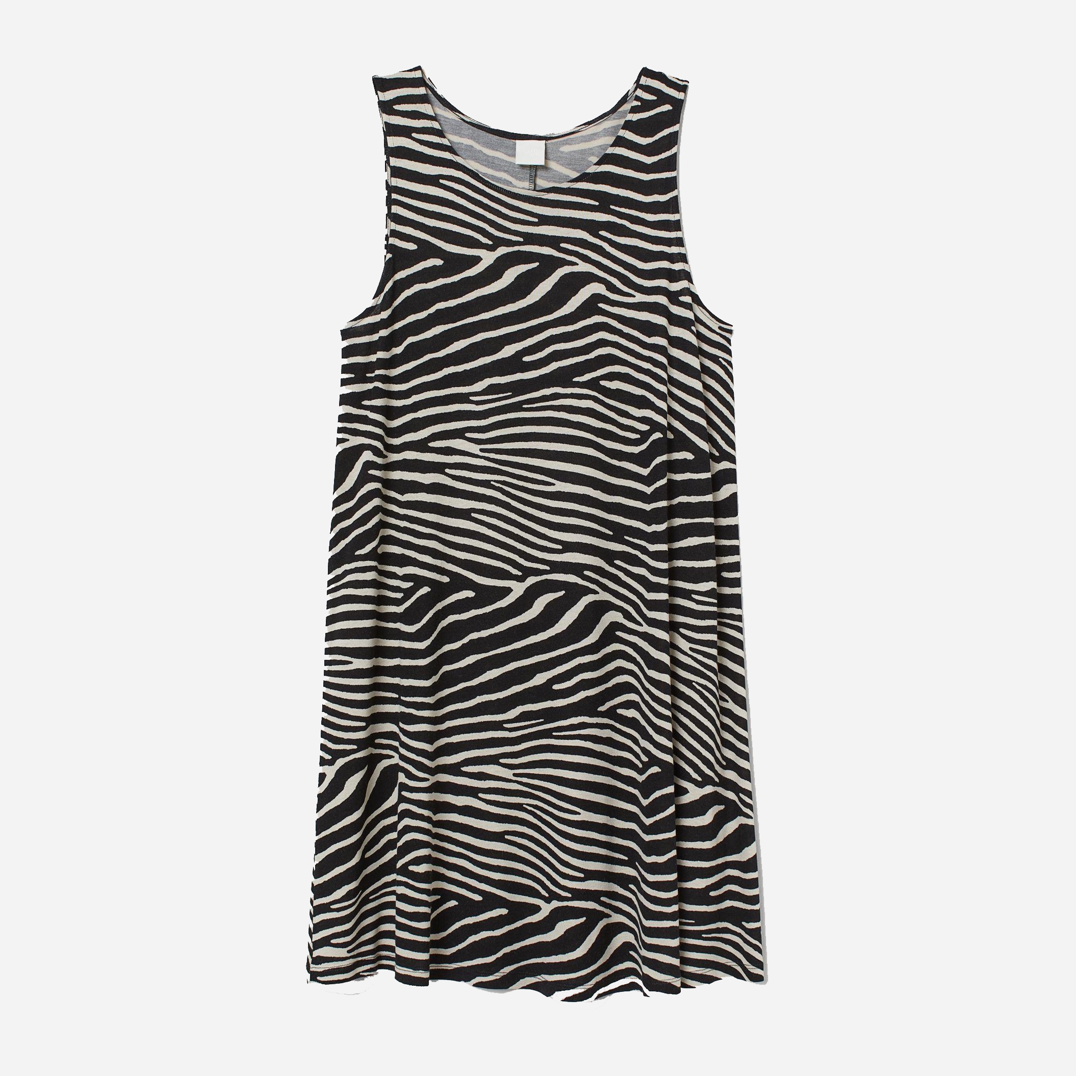 

Платье H&M 7213209-ABAD L Черное с бежевым
