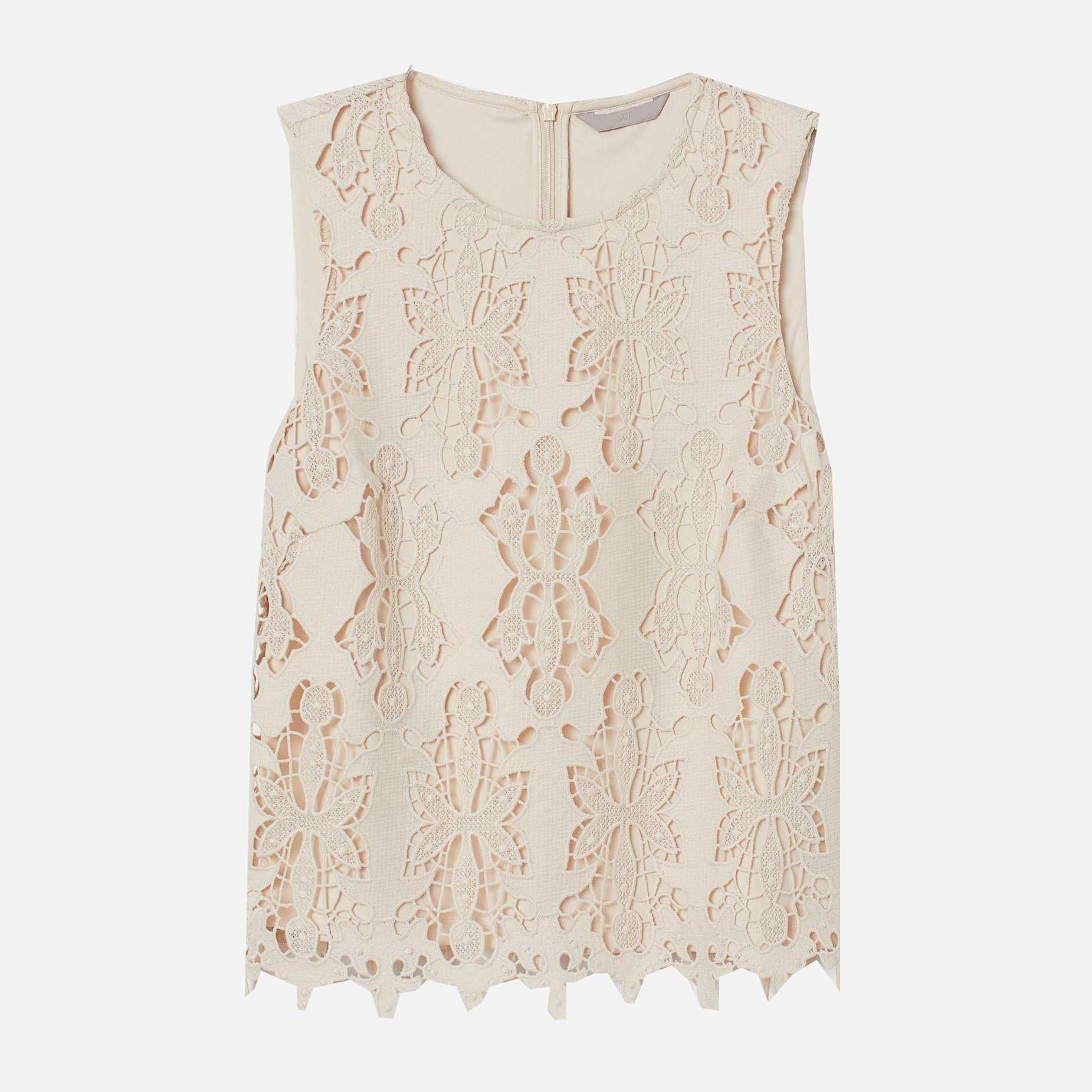 

Блузка H&M 7211350-ACTQ M Бежевая