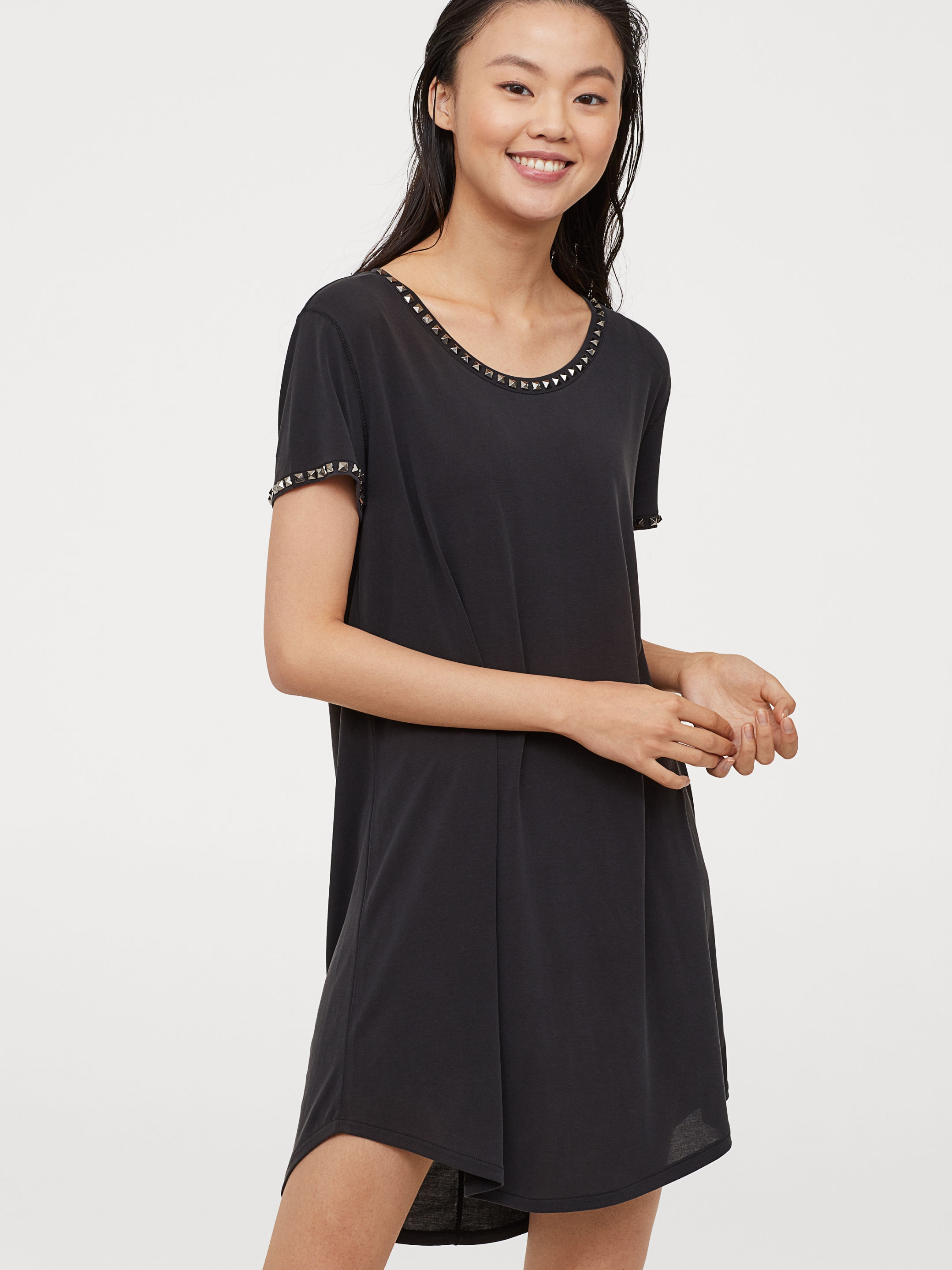 

Платье H&M 5709008-ACXW L Темно-серое