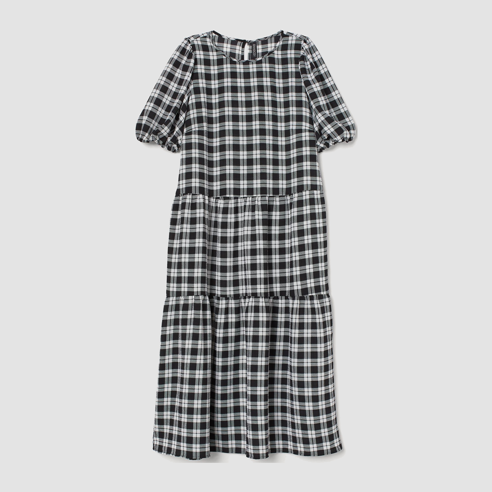

Платье H&M 1603-9171212 S Черное с белым