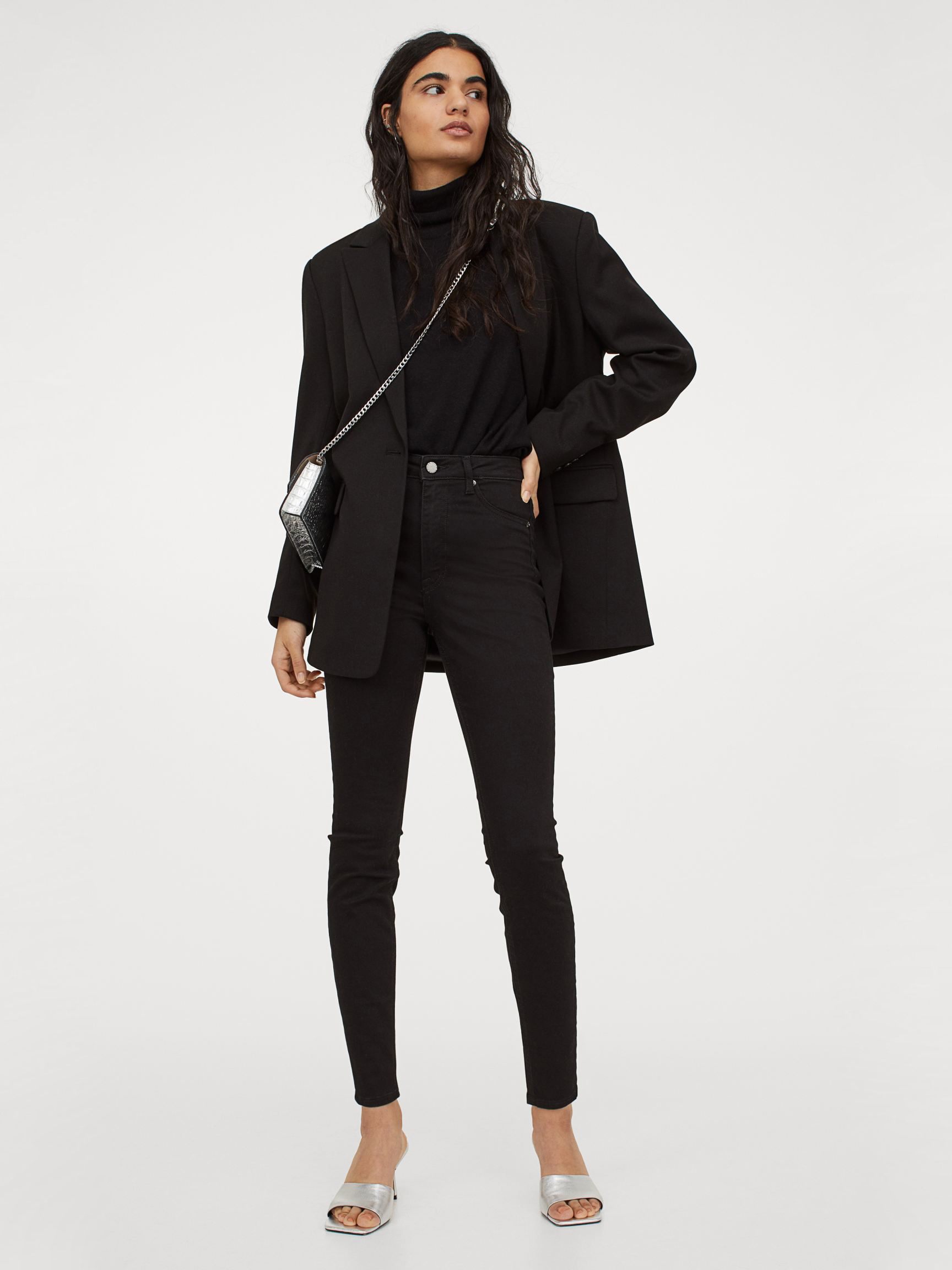 

Джинсы H&M 2605-9002402 36 Черные