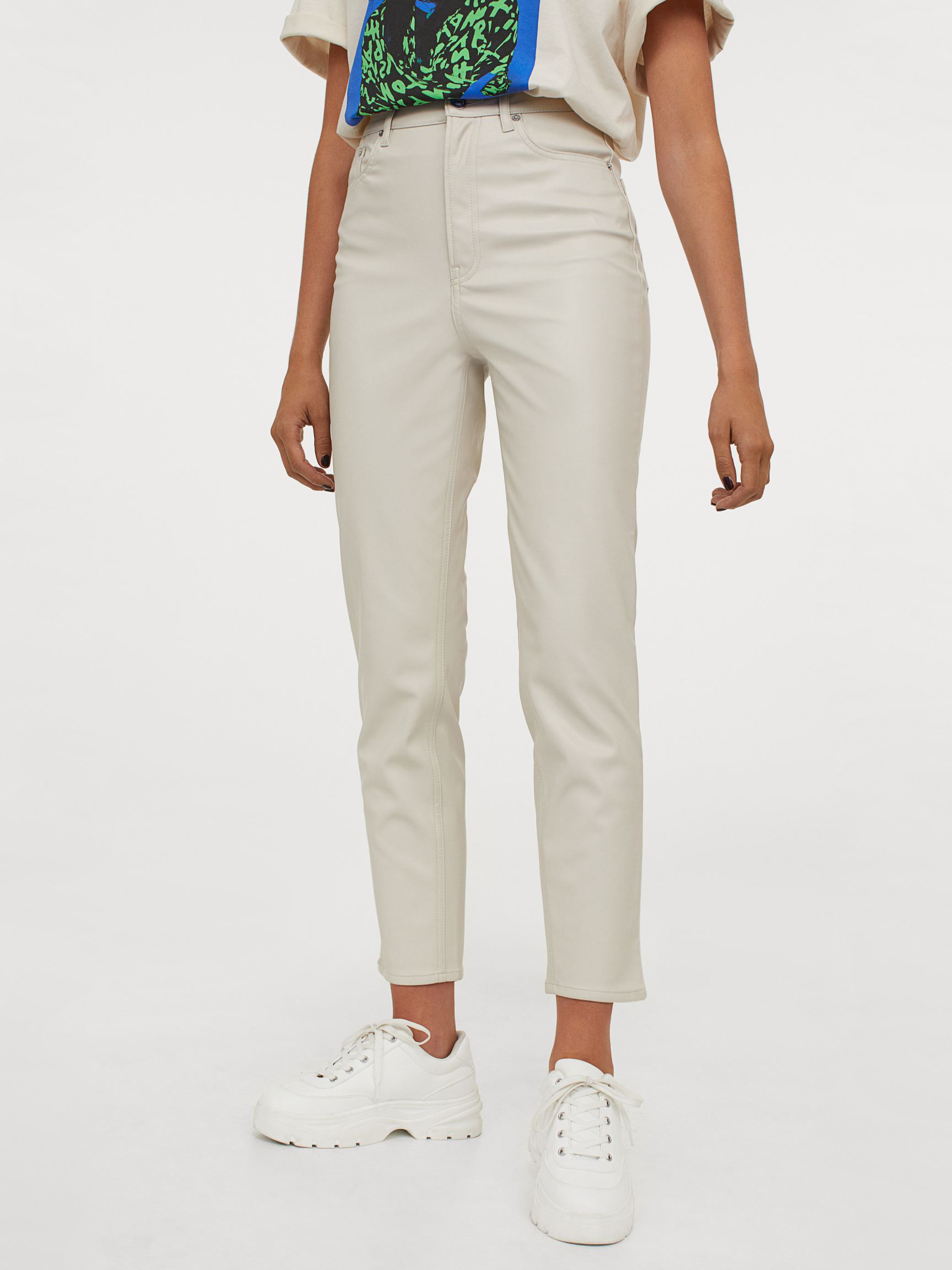 

Брюки H&M 2803-8977382 40 Кремовые