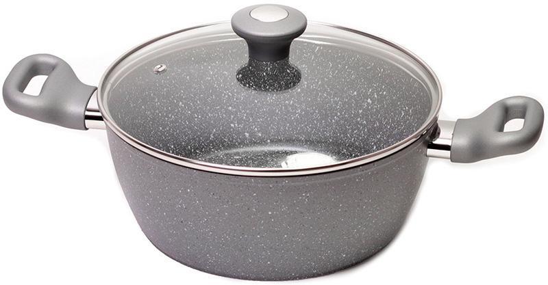 

Кастрюля Kamille Grey Gotland 4л с гранитным антипригарным покрытием