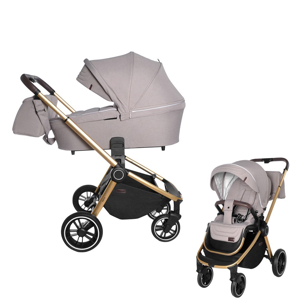 

Коляска универсальная CARRELLO Epica CRL-8510 (2in1) Almond Beige +дождевик /1/