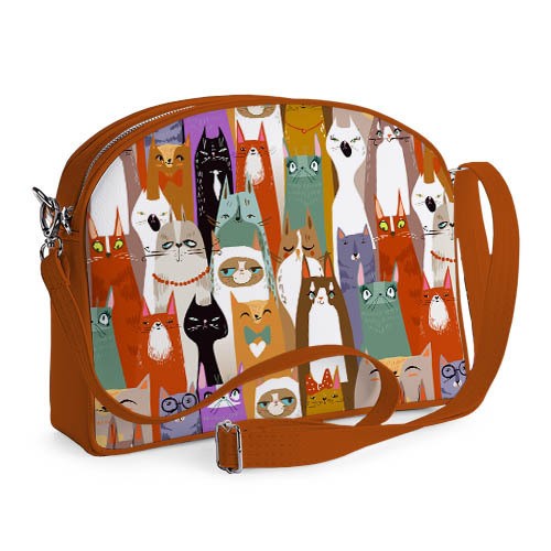 

Сумка молодёжная College Presentville Коты 29x23x8 см