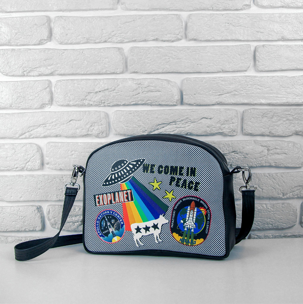 

Сумка молодёжная College Presentville Exoplanet 29x23x8 см