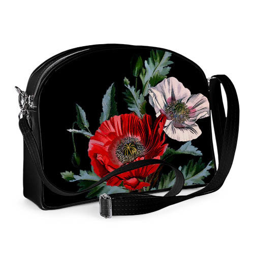 

Сумка молодёжная College Presentville Красный и белый мак 29x23x8 см