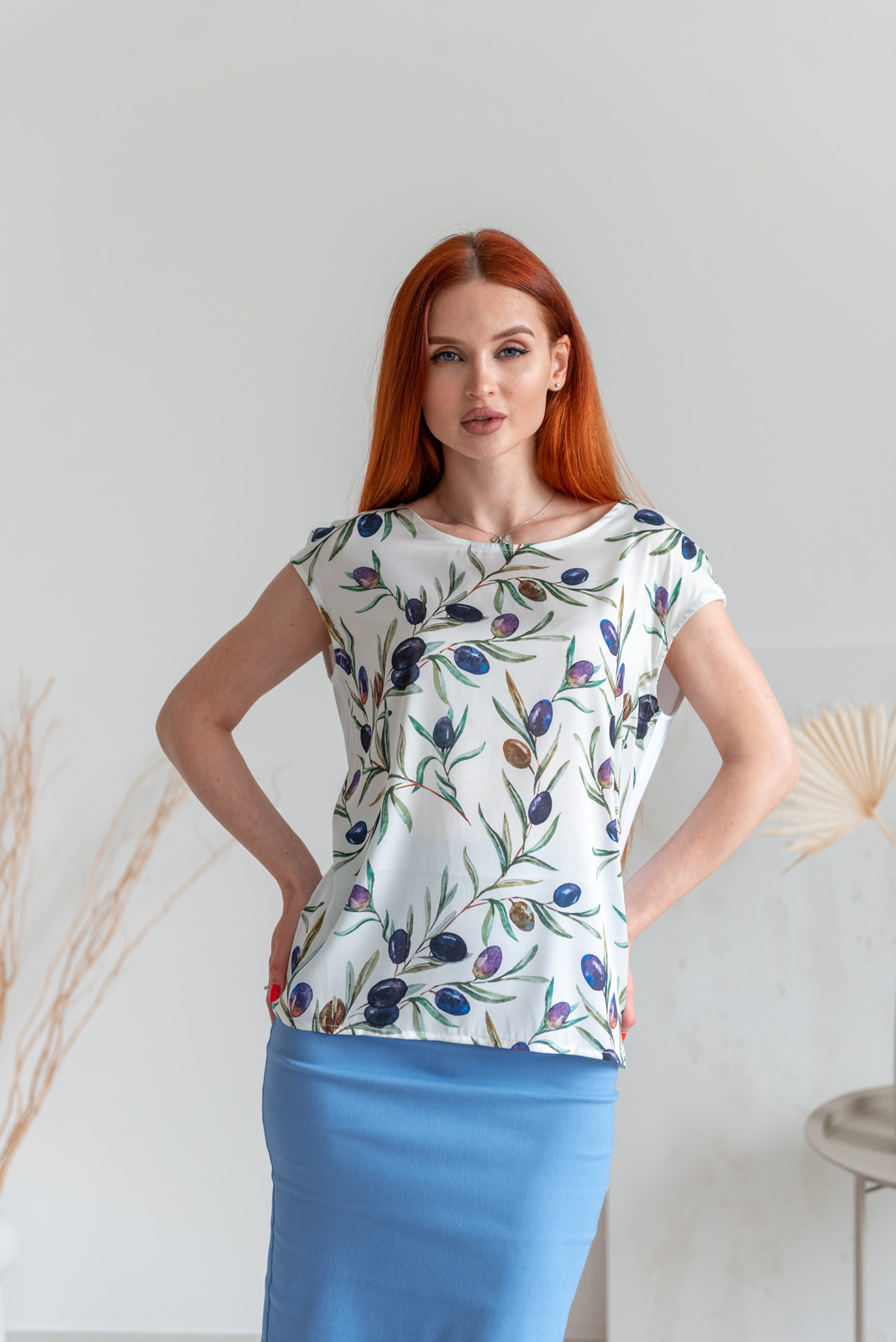 

Блуза Wear me комбинированная S Молочный 1w14/12