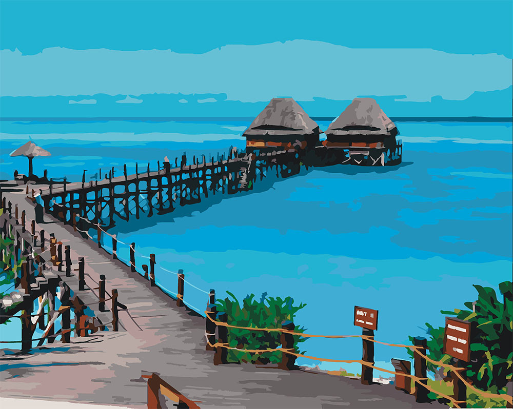 

Картина по номерам КНО2228 Лагуна, 40x50 см., Идейка