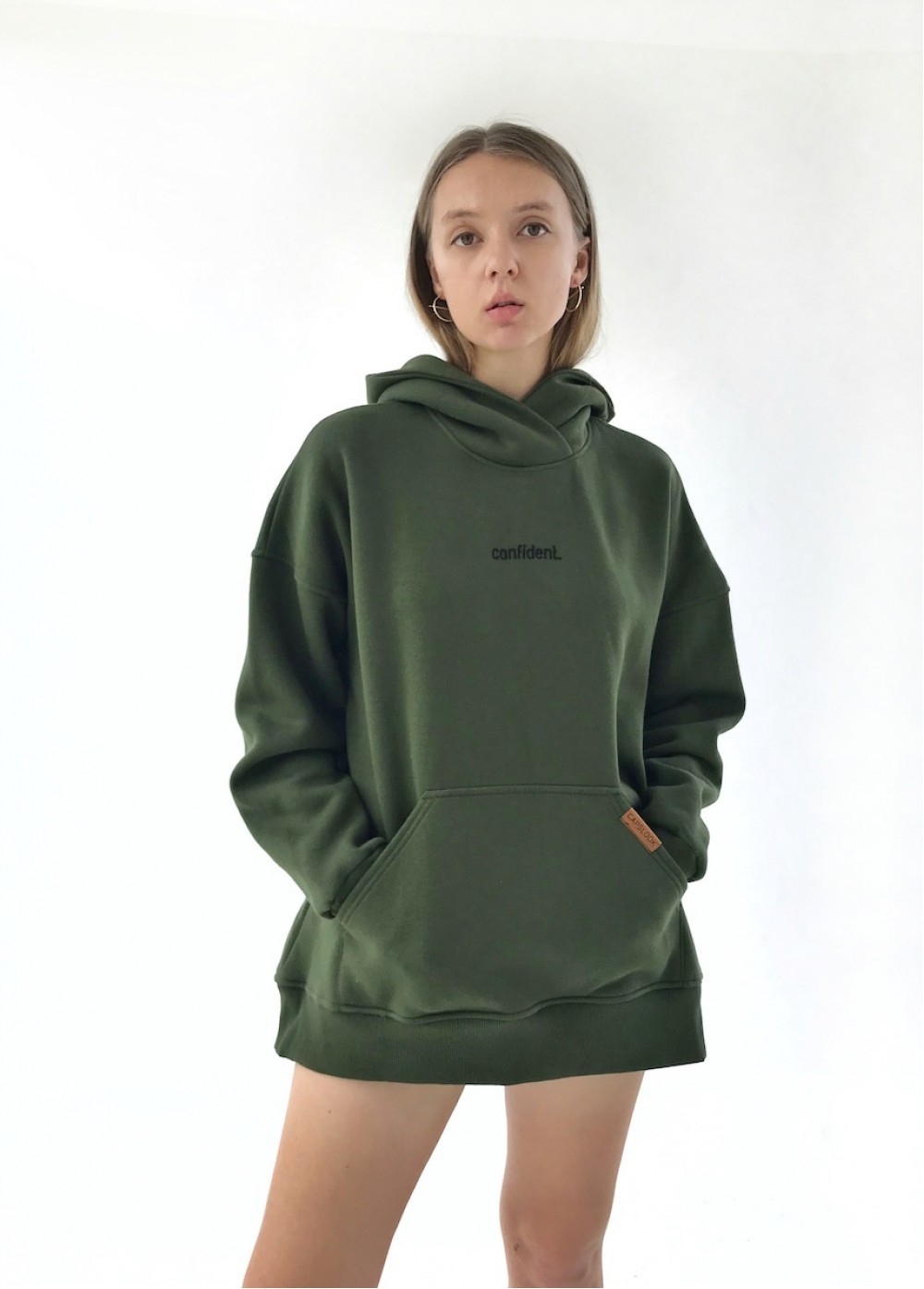 

Худи Capslook Oversize  Хаки, Худи Capslook Oversize One Size Хаки