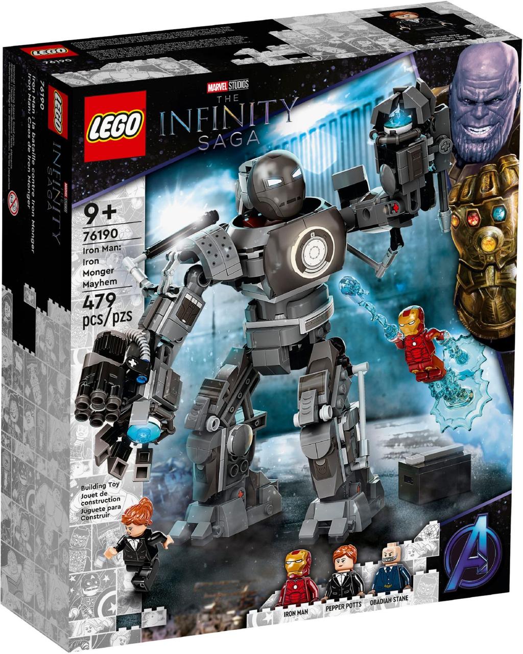 

Lego Super Heroes Железный человек: схватка с Железным Торговцем 76190