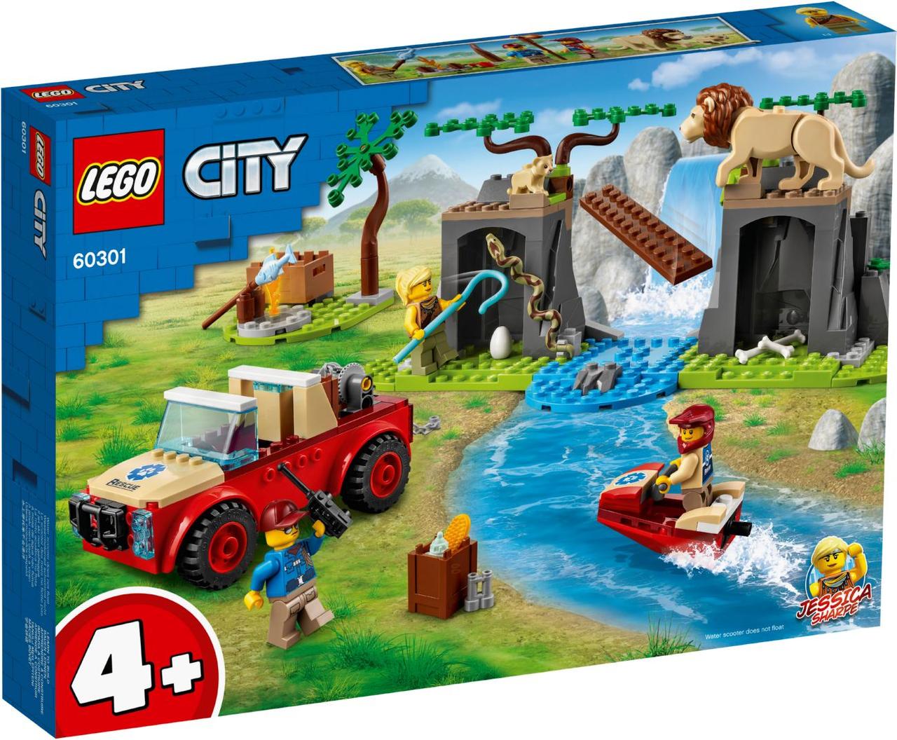 

Lego City Спасательный внедорожник для зверей 60301