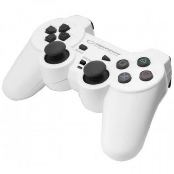 

Геймпад проводной Esperanza Trooper PS3/PC White