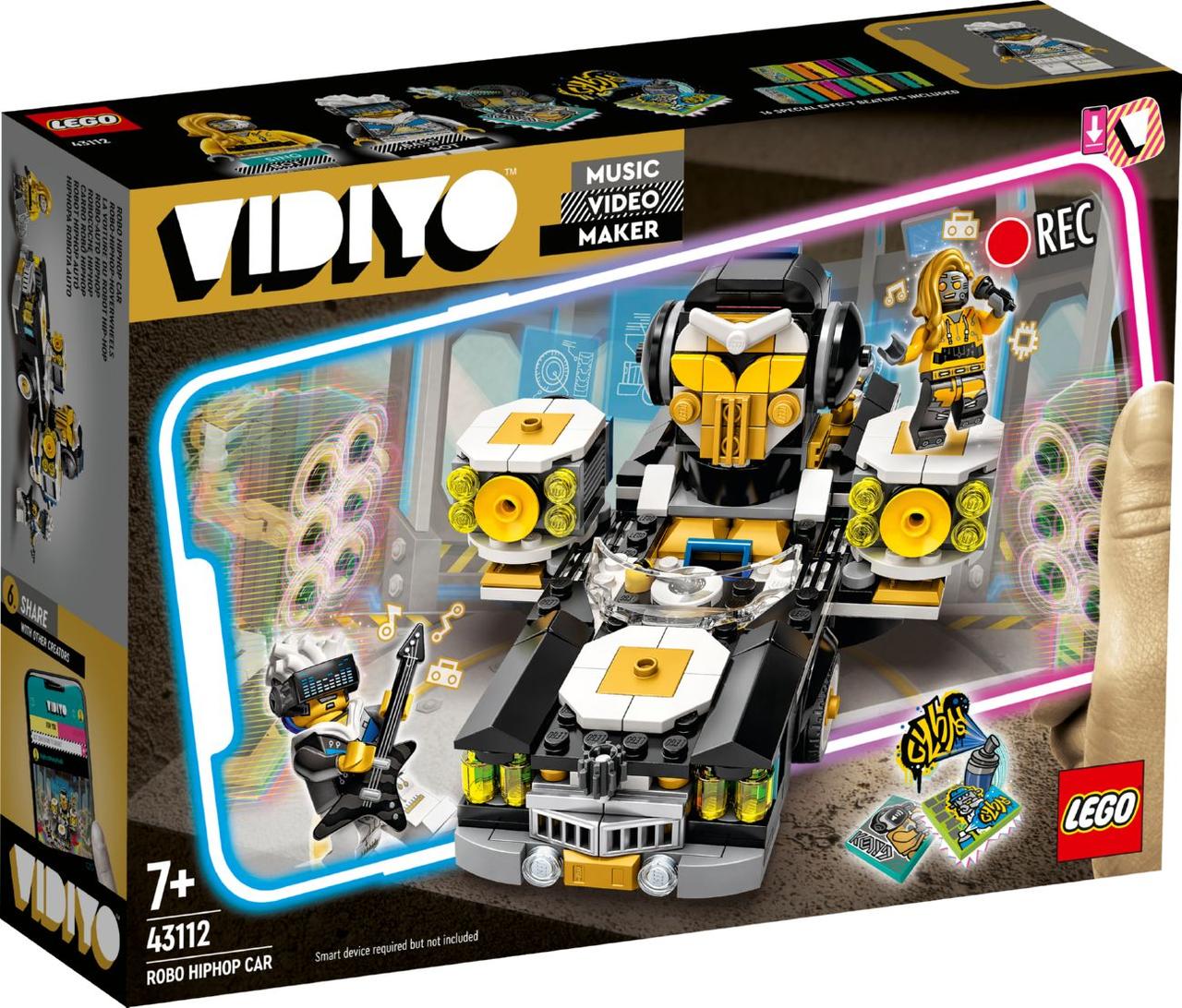 

Lego Vidiyo Robo HipHop Car (Машина Хип-Хоп Робота) 43112