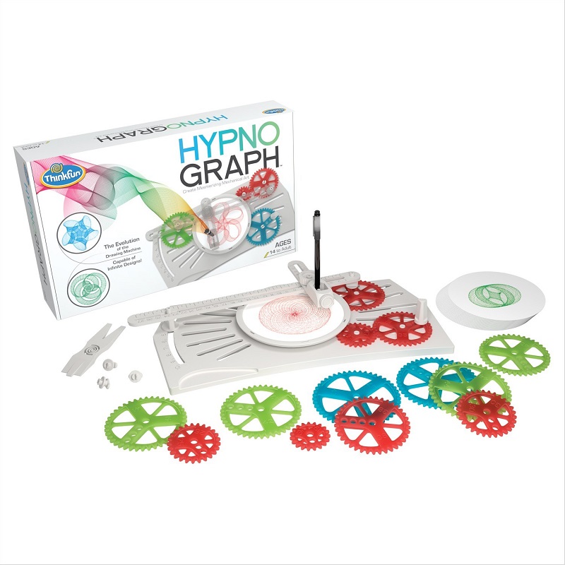 

Настольная Игра для рисования "Спирограф" | ThinkFun Hypnograph