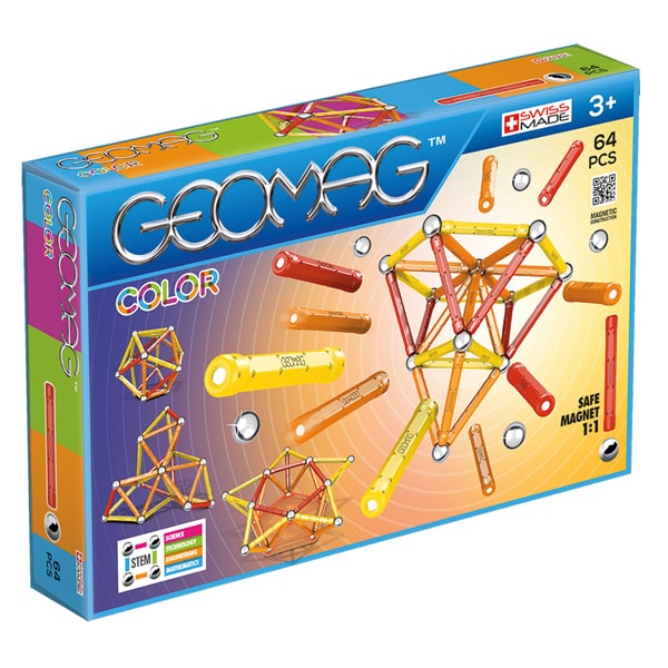 

Магнитный конструктор Geomag Color 64 детали | Геомаг
