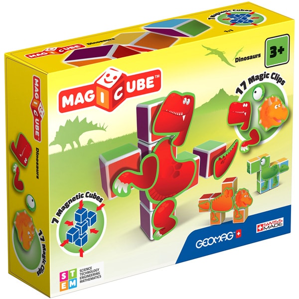 

Магнитные кубики Geomag Динозавры