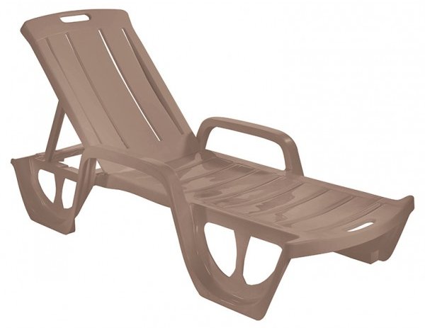 

Шезлонг Allibert Florida бежевый 66x190x30 см