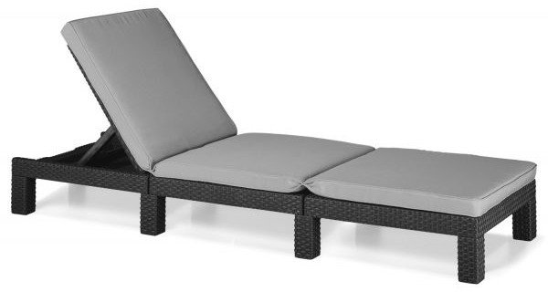 

Шезлонг Allibert Daytona серый 195x65x22 см