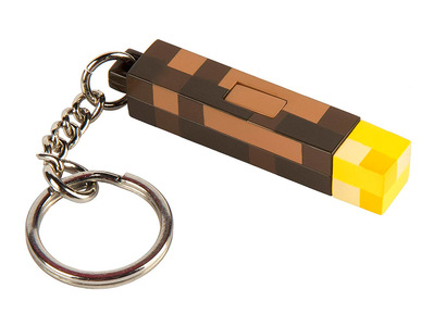 

Брелок Факел Minecraft со светом