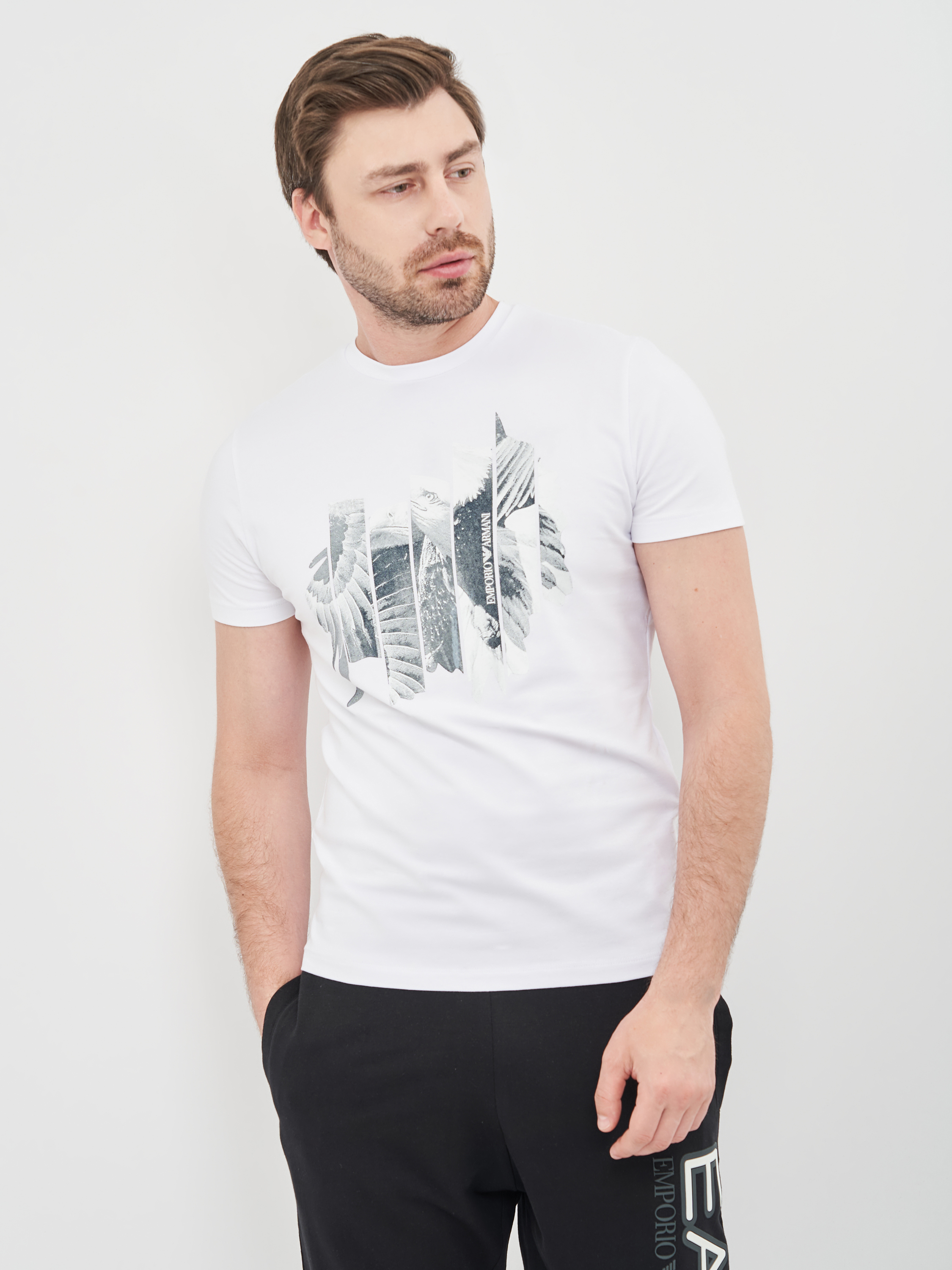 

Футболка Emporio Armani 10558.21  (46) Белая, Футболка Emporio Armani 10558.21 M (46) Белая