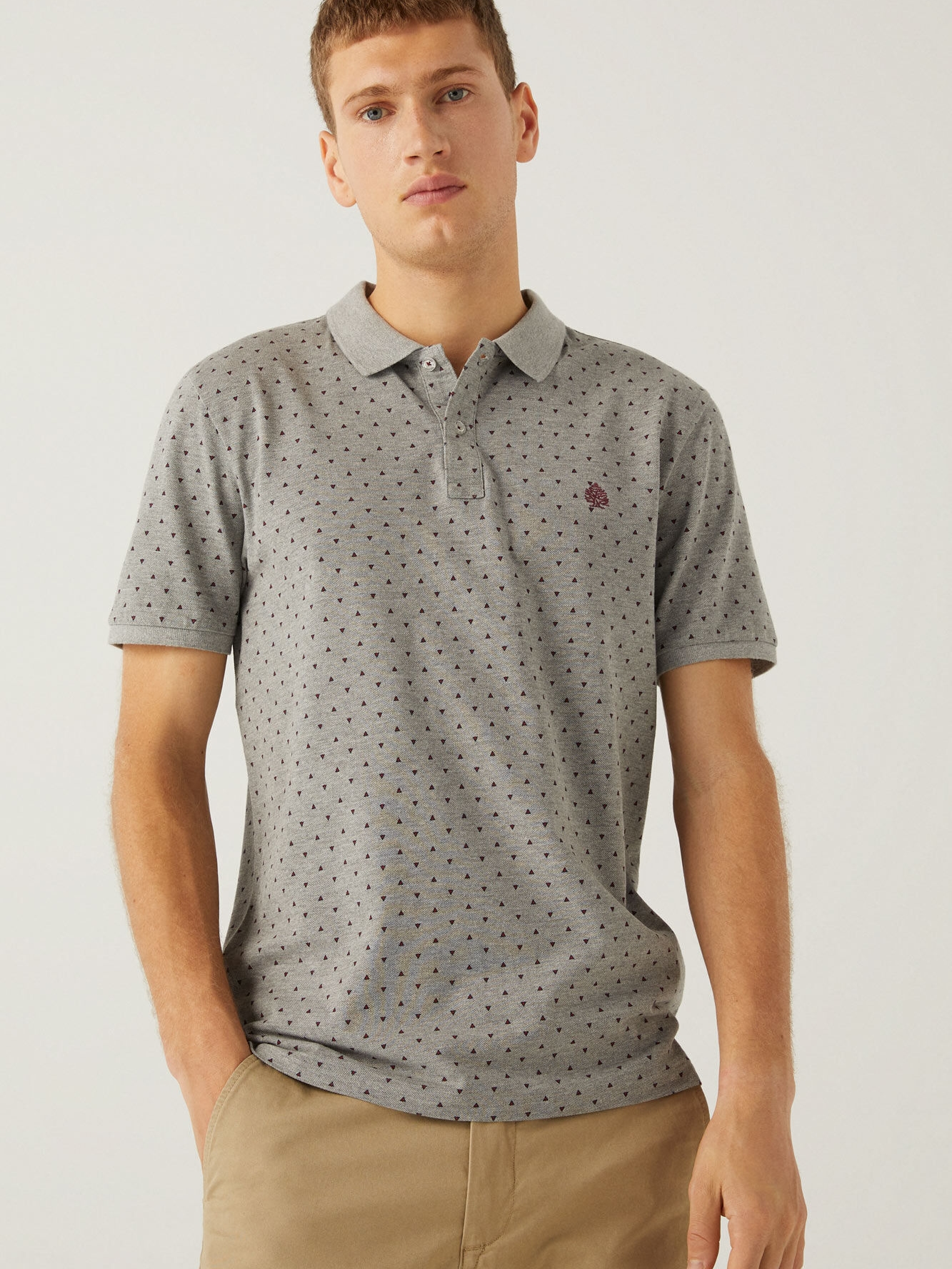 

Поло Springfield 1439847 XL Серое