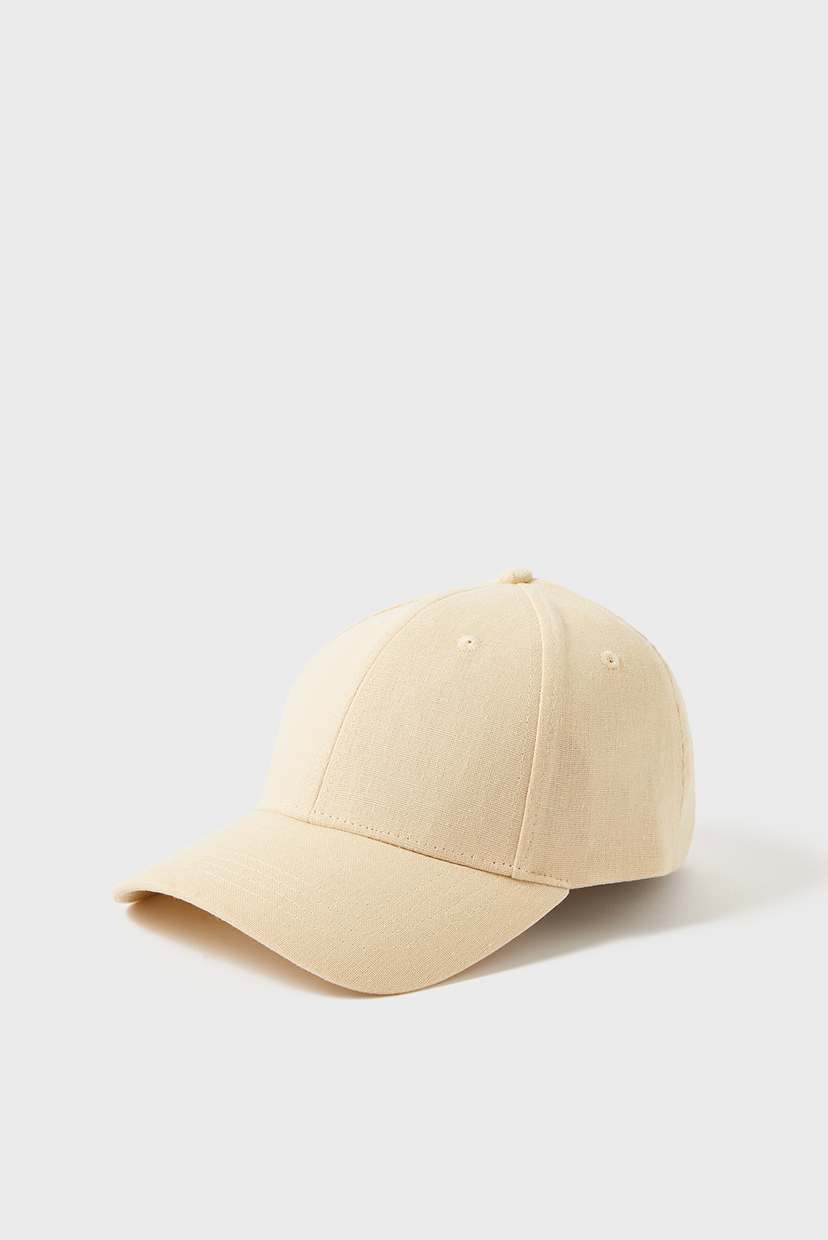 

Женская бежевая кепка Linen Look Baseball Accessorize OS 191003