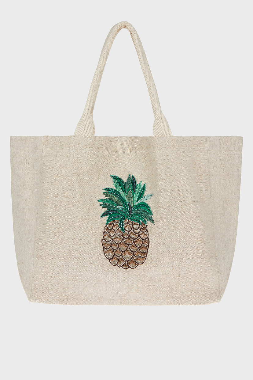 

Женская бежевая сумка Pineapple Embellishe Accessorize OS 890295