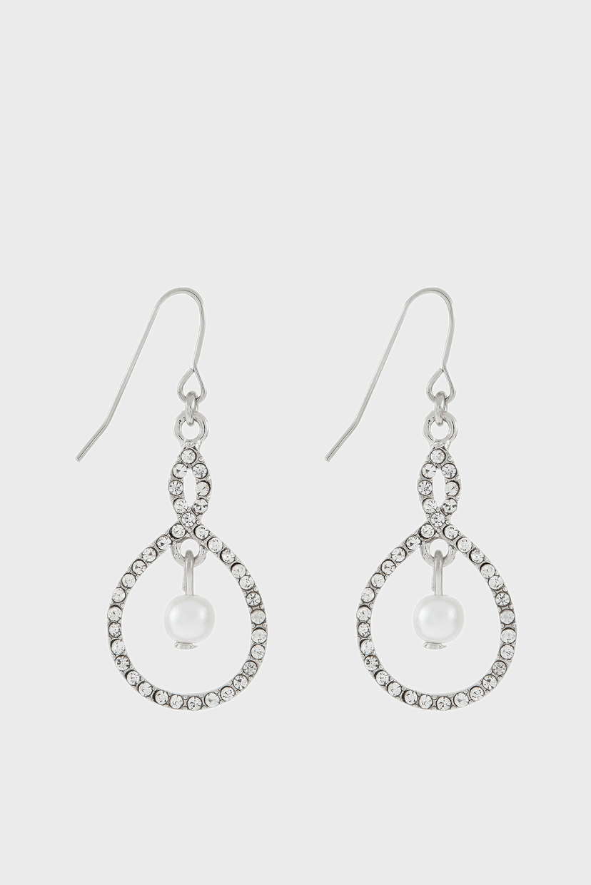 

Женские серебристые серьги CLASSIC Accessorize OS 685877