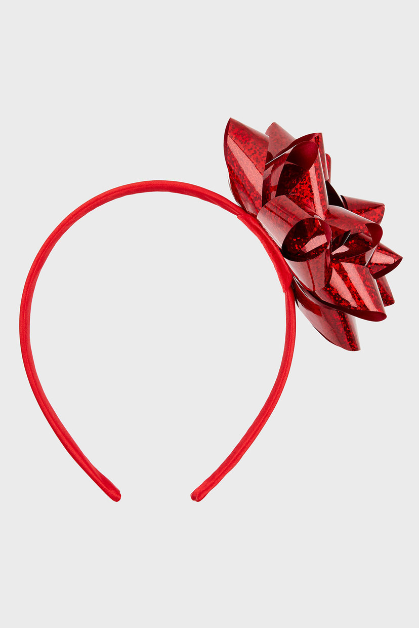 

Женский красный обруч PRESENT BOW HEADBAND Accessorize OS 786853